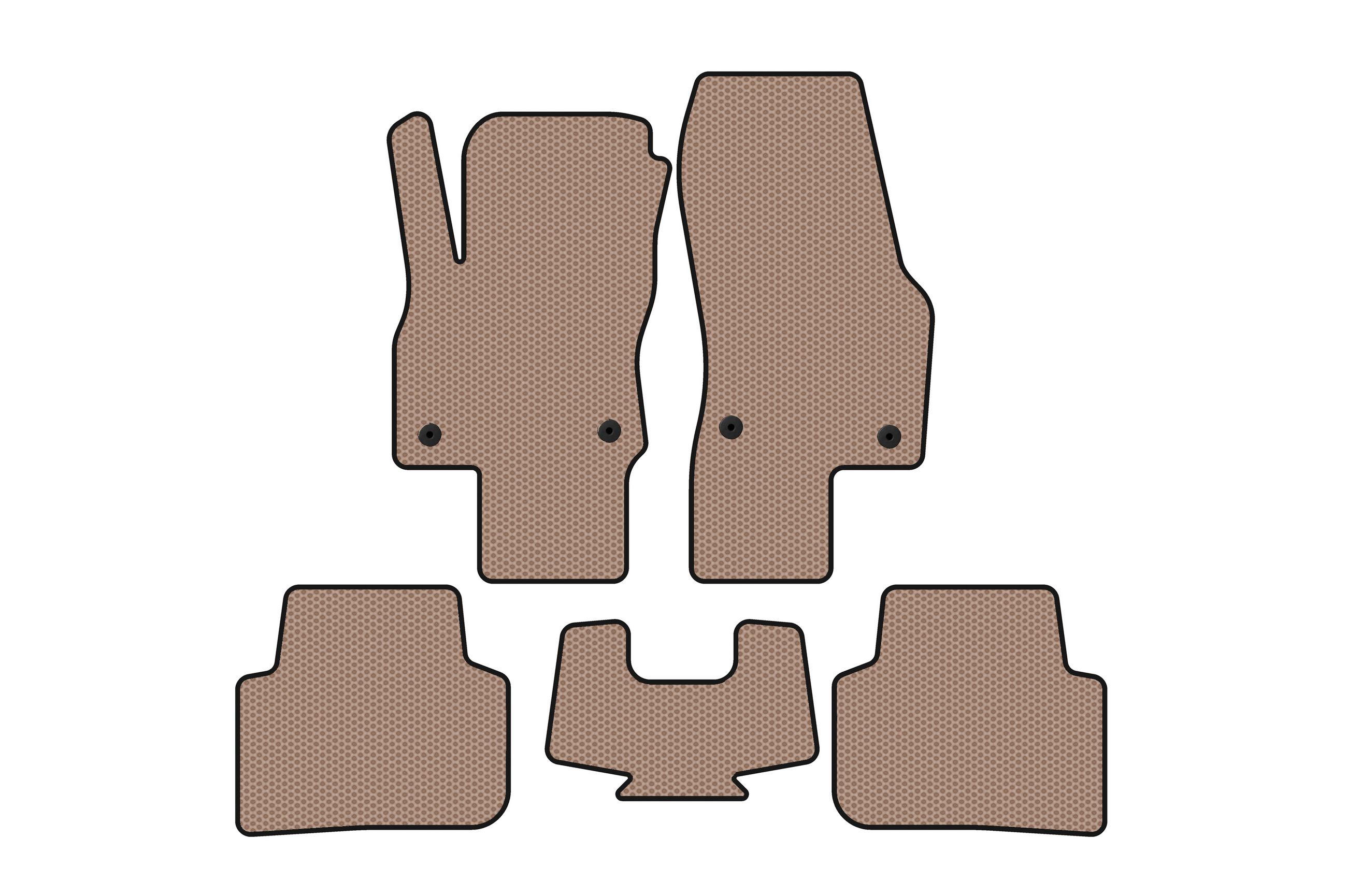 Гумові килимки Carsuit (Бежевий)