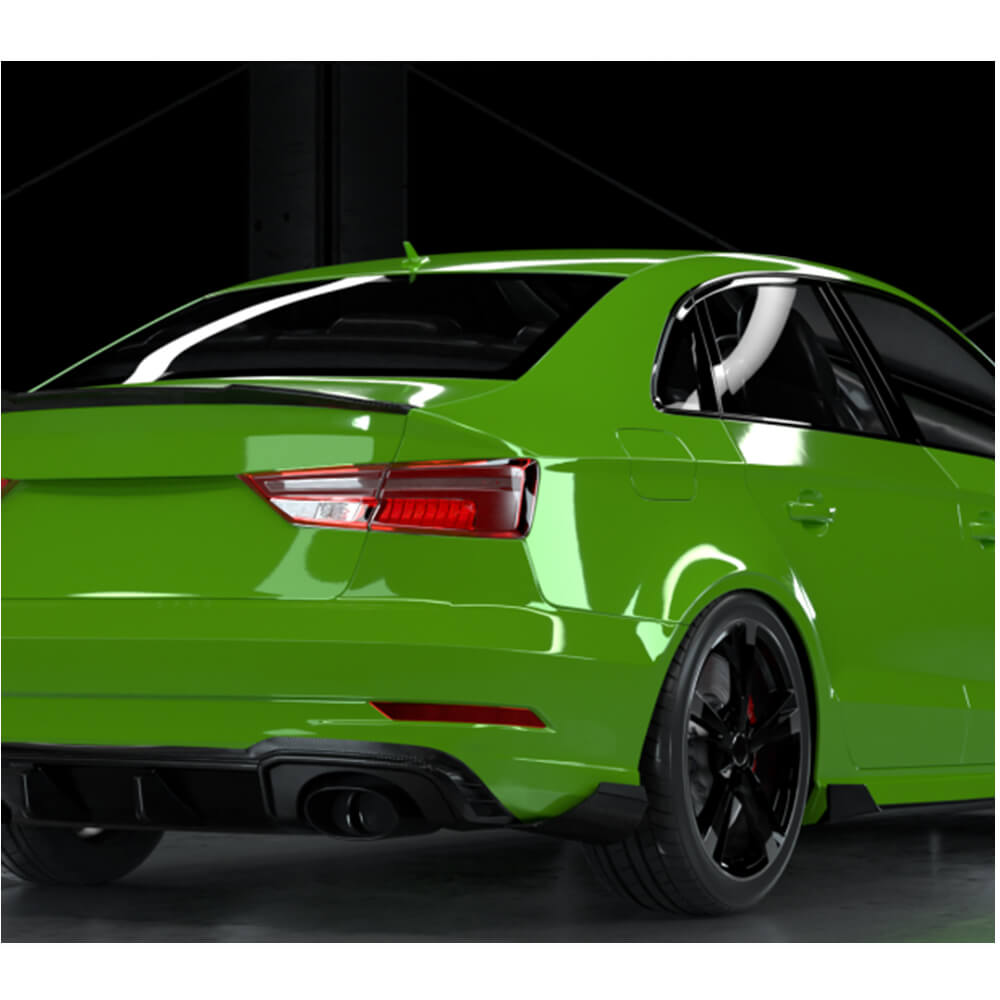 Накладки на задній бампер Flap (для RS3 Sedan 2017-2019, Карбон) 4