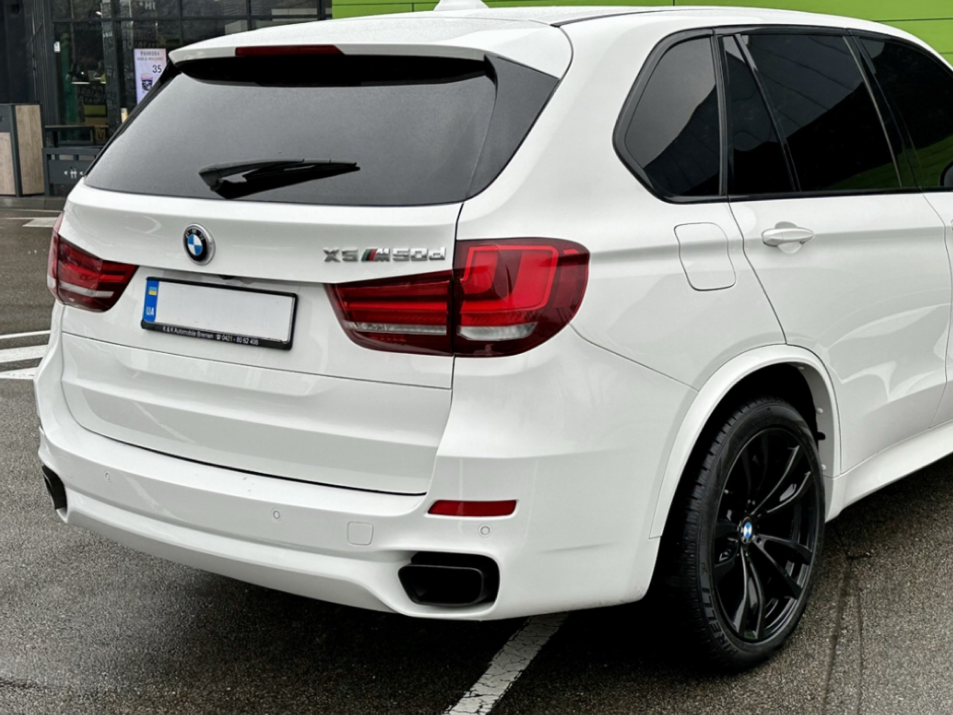 Насадки на вихлопні труби BLACK M Paket BMW X5 F15 2014-2018 6