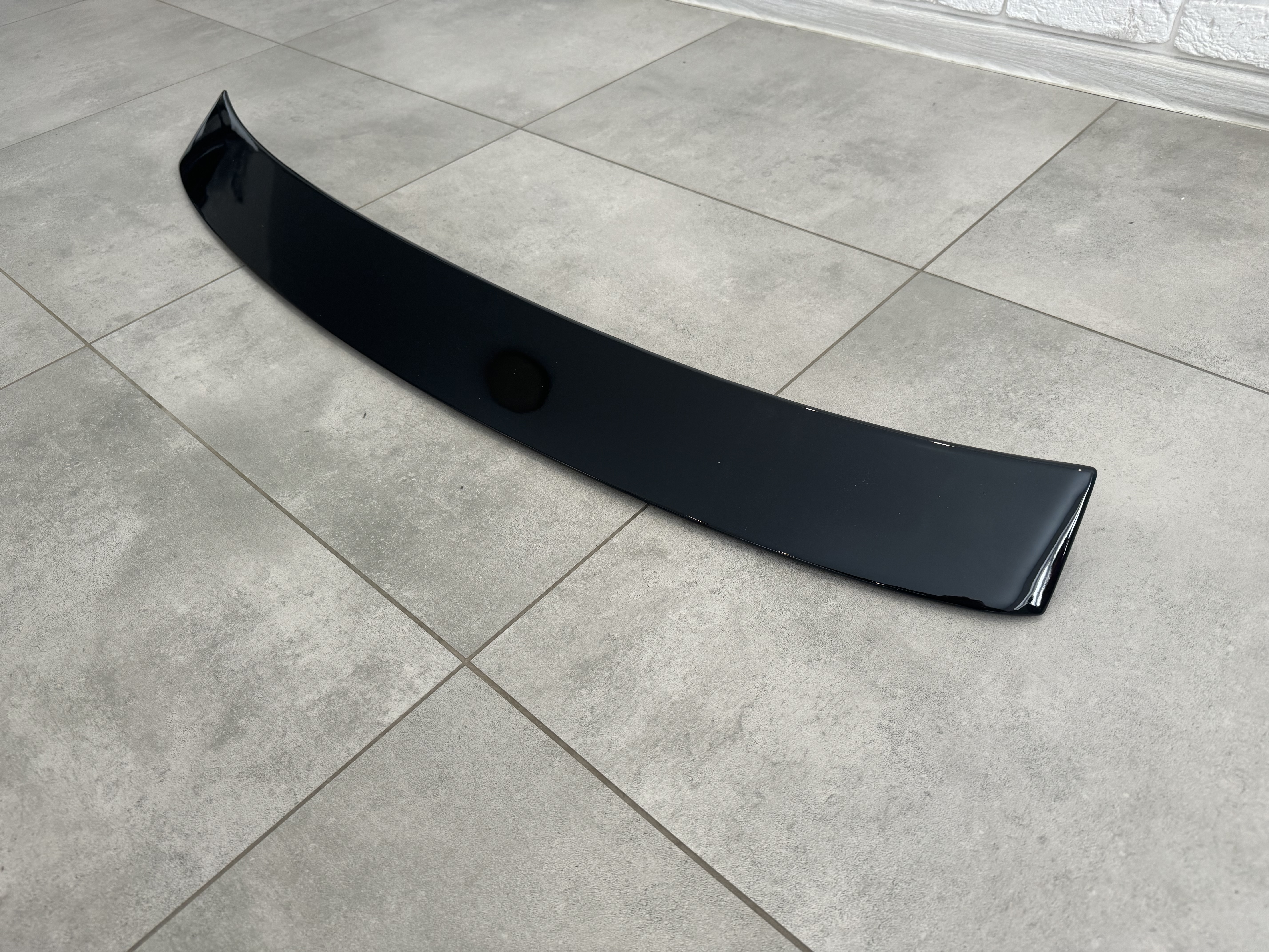 Козирок на скло Mercedes-Benz S class W221 2005-2013 ABS пластик, колір чорний глянець 4
