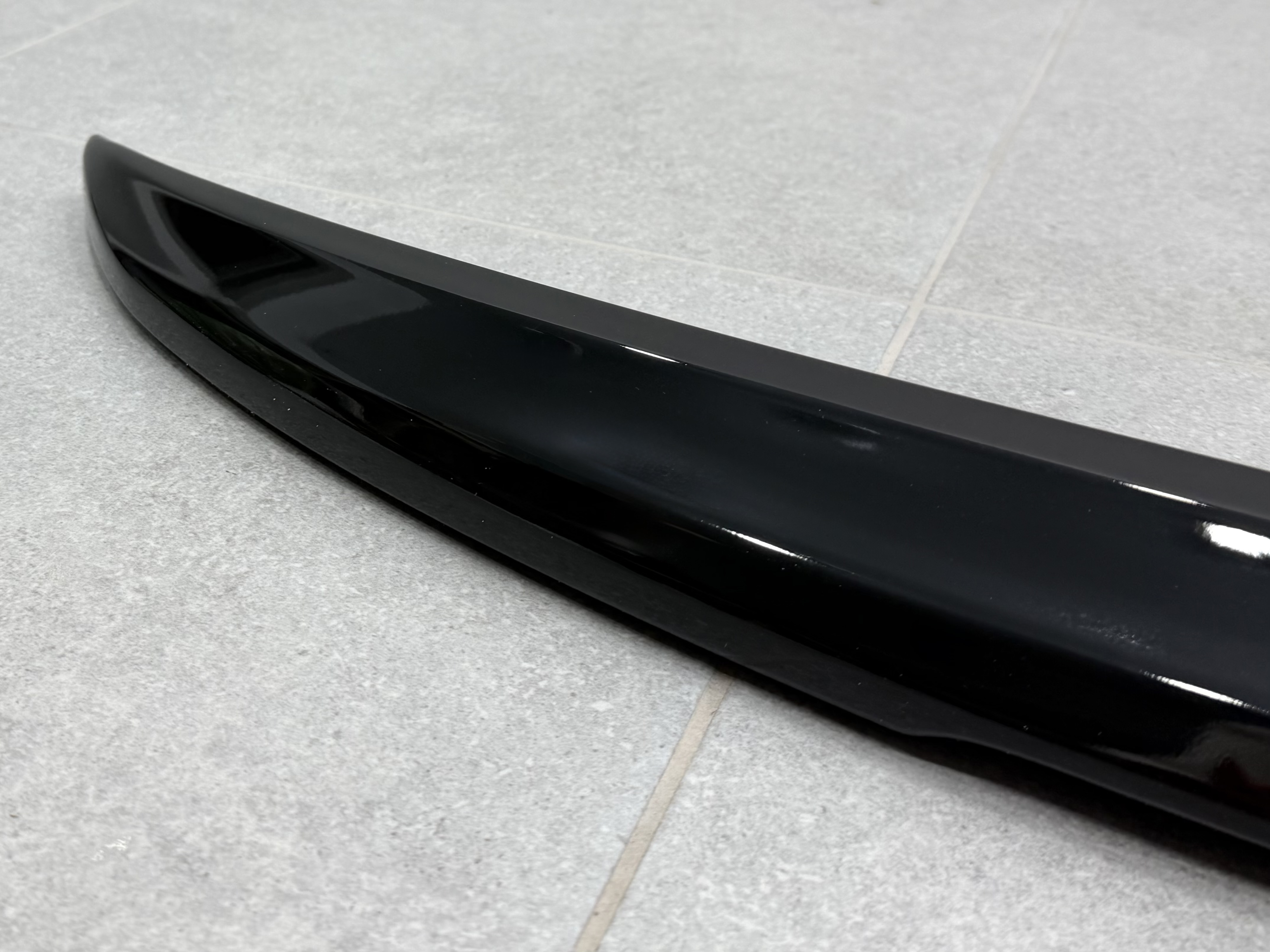 Спойлер багажника для Honda Civic 2021–, ABS пластик, колір чорний глянець 5