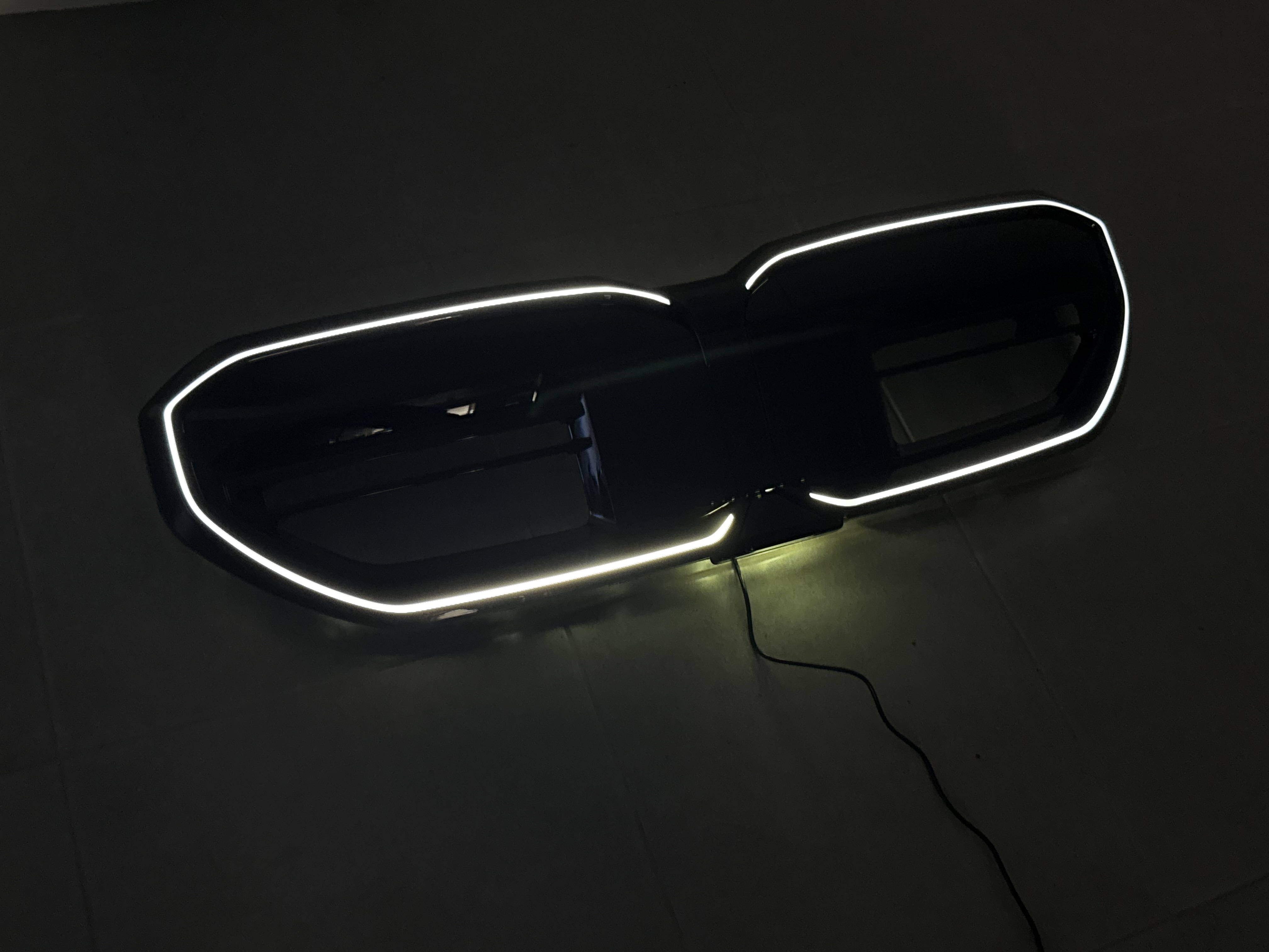 Решітка радіатора ніздрі з підсвічуванням Iconic Glow BMW 5 series G60 G90 i5 2024- 5
