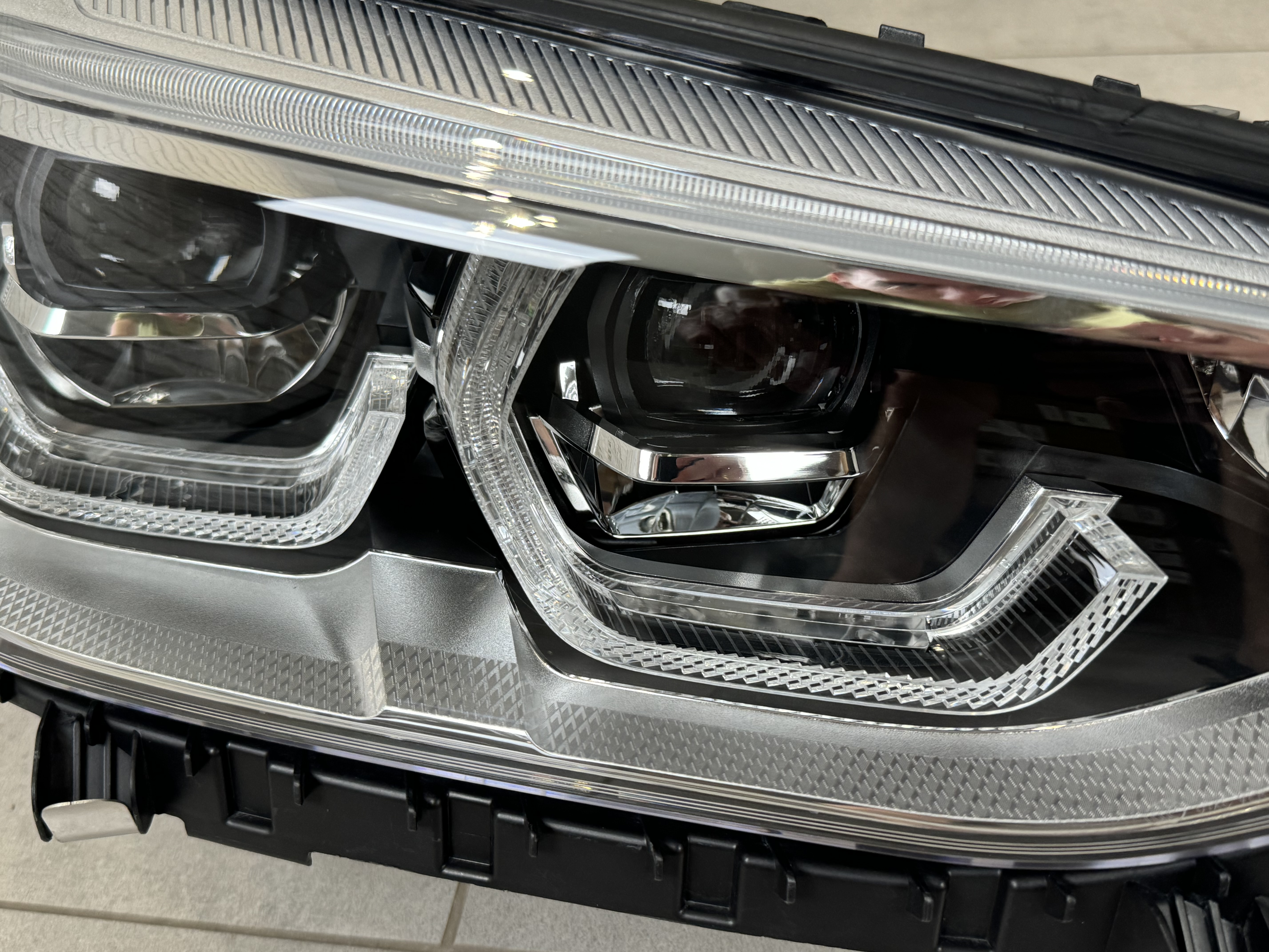 Фари Adaptive LED для рестайлінгу для BMW X3 G01 F97 / X4 G02 F98 2018-2021 2шт. комплектні з блоками 4