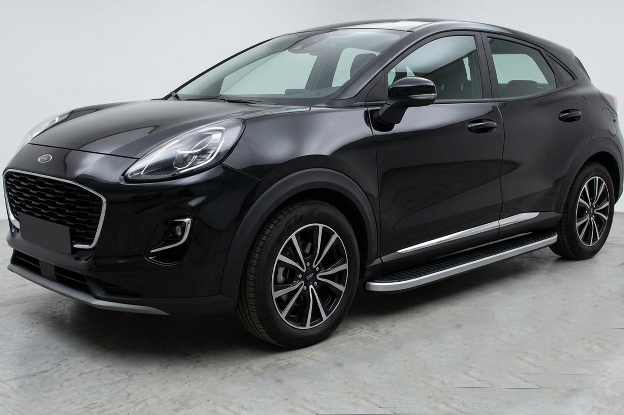Бокові пороги Tayga Grey (2 шт., Алюміній)