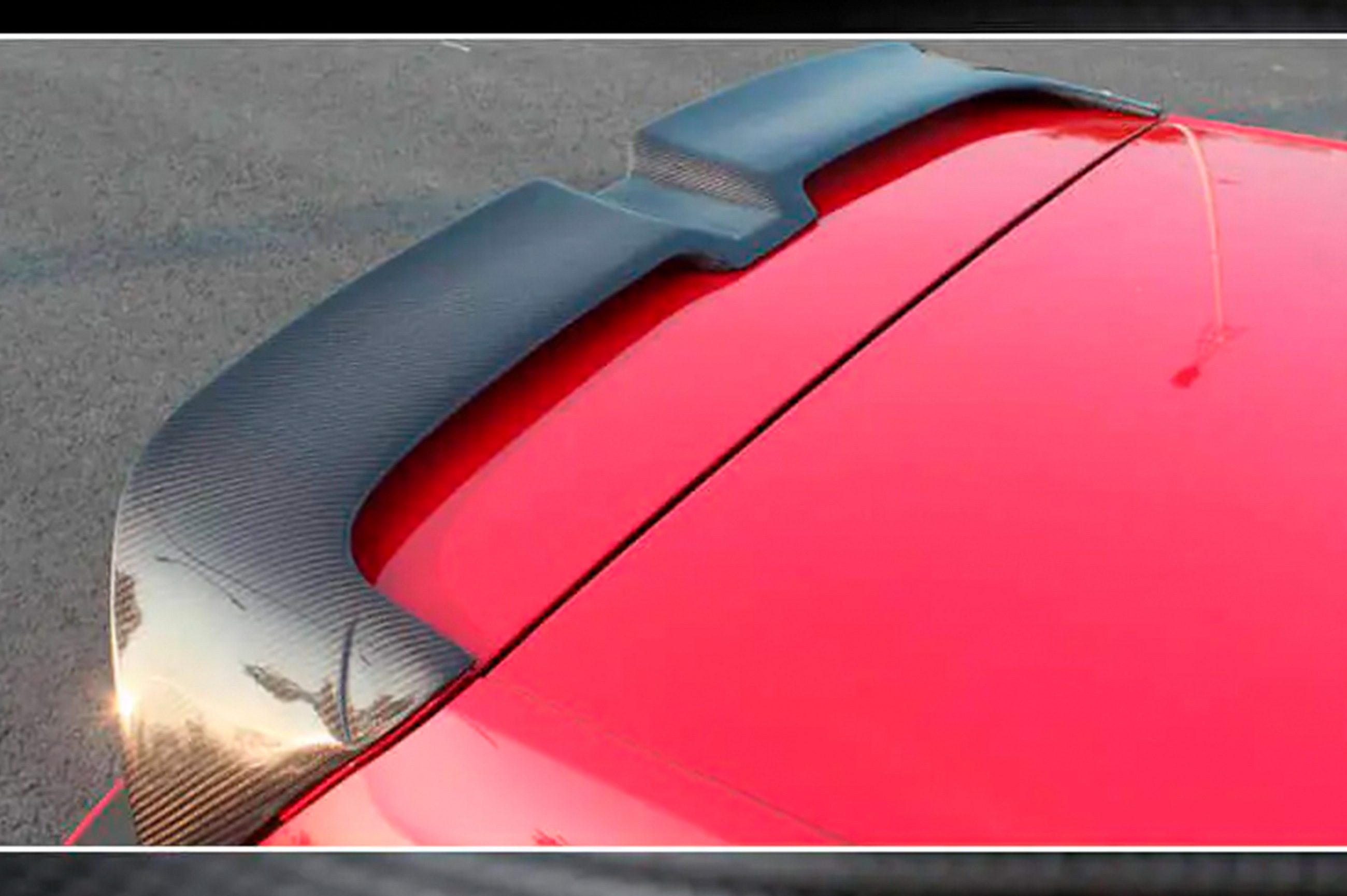 Спойлер V5 (для GTI/R HB, Карбон) 3
