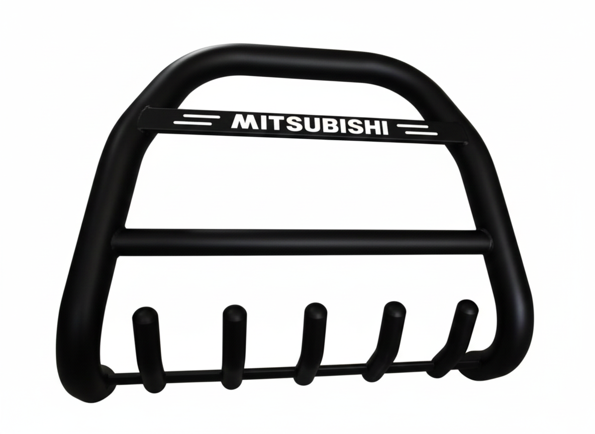 Кенгурятник QT012 Black (нерж.)