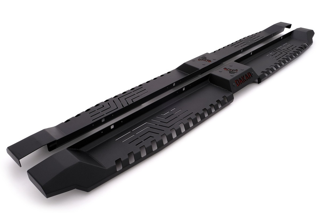 Бічні пороги Dakar V2 без LED (2 шт, метал)
