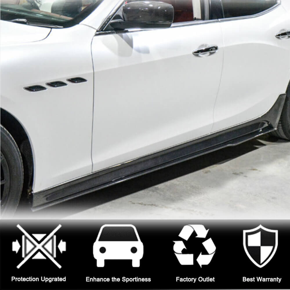 Бокові пороги V3 (для Base/S/S Q4/Diesel/250 Diesel, Карбон) 2