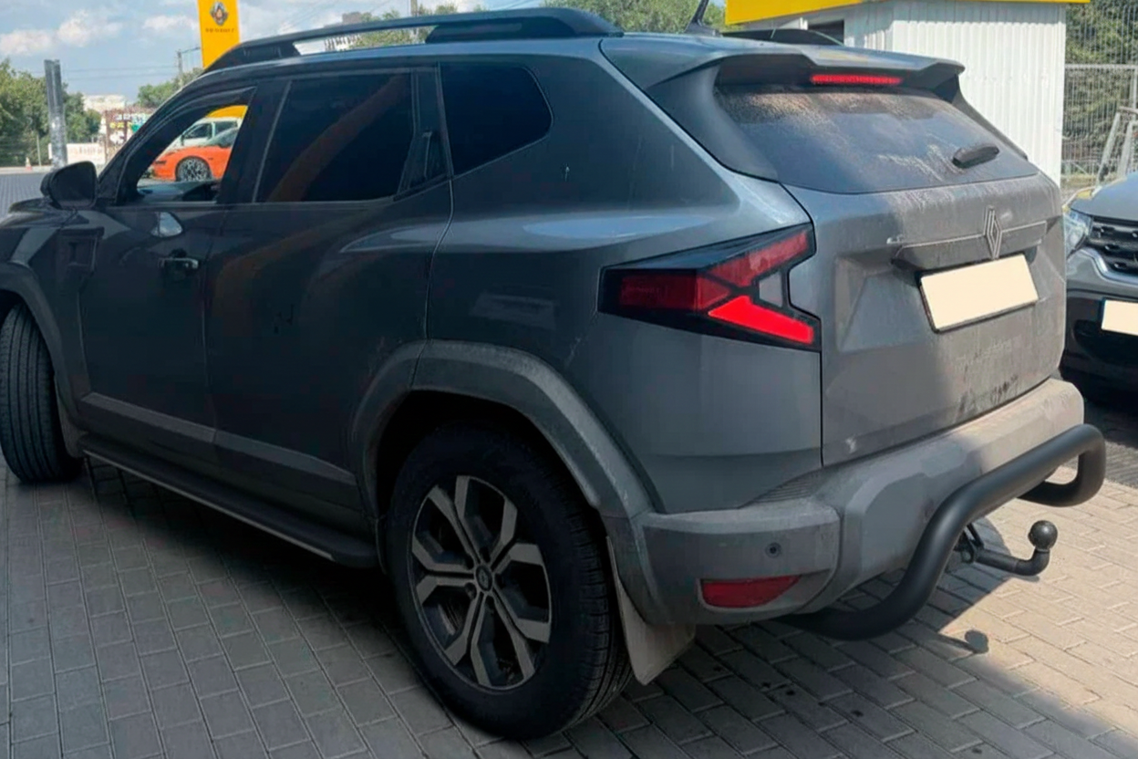 Задній захист AK007 Black (нерж.) 2