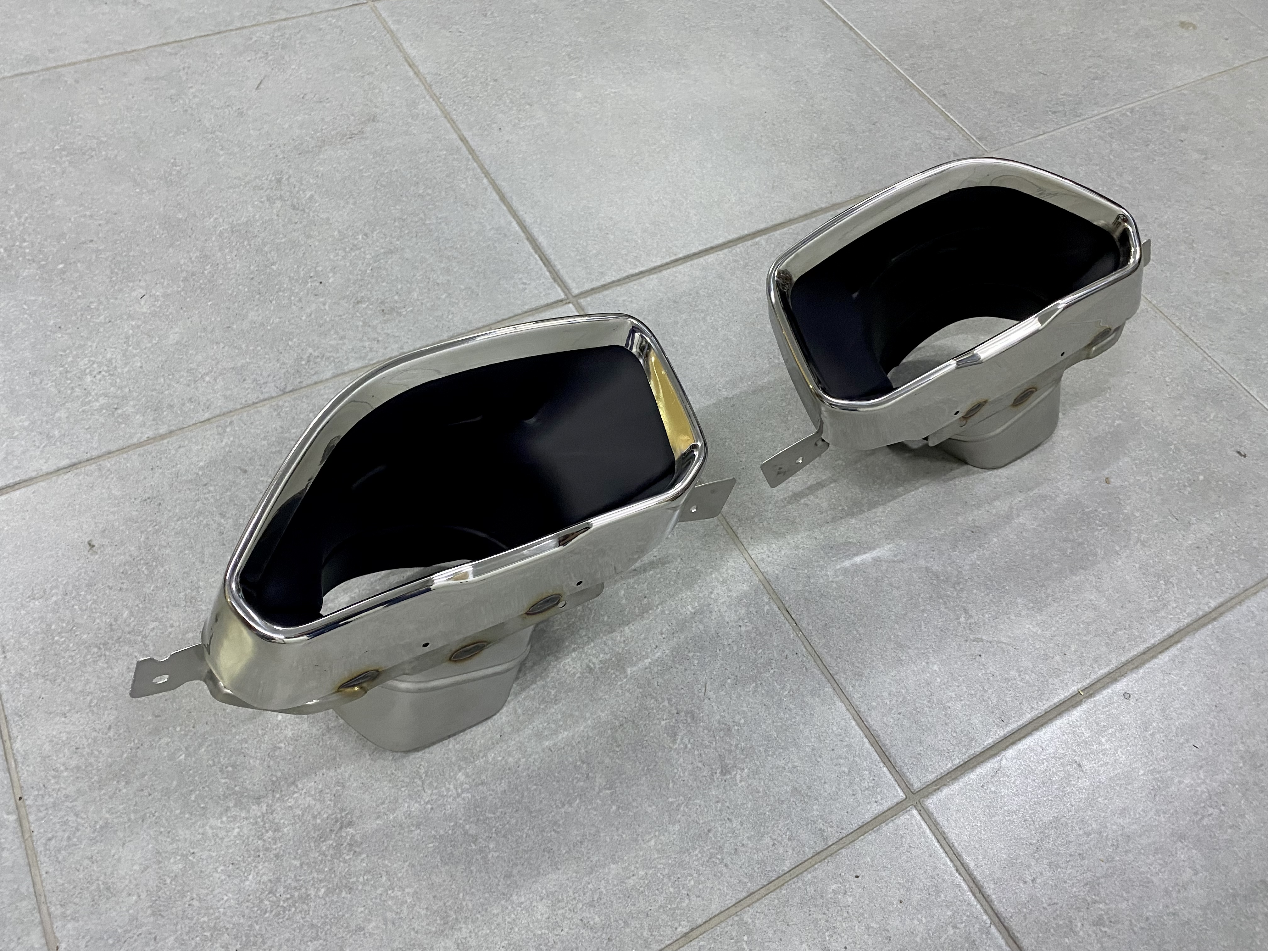 Насадки на вихлопні труби M Performance BMW G20 G21 G22 G23 G26 G42 хром 3