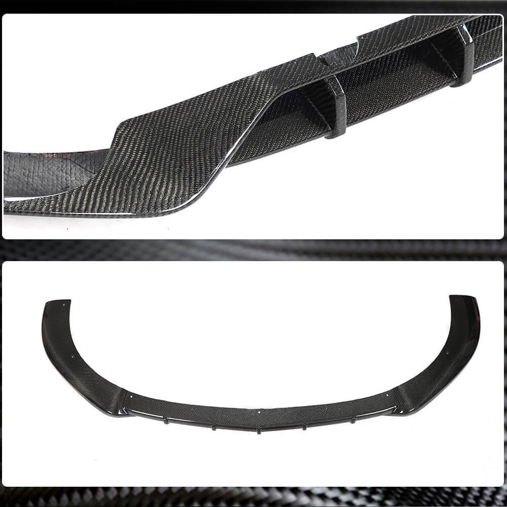 Накладка на передній бампер Lip (для AMG/AMG-Line, Карбон) 3