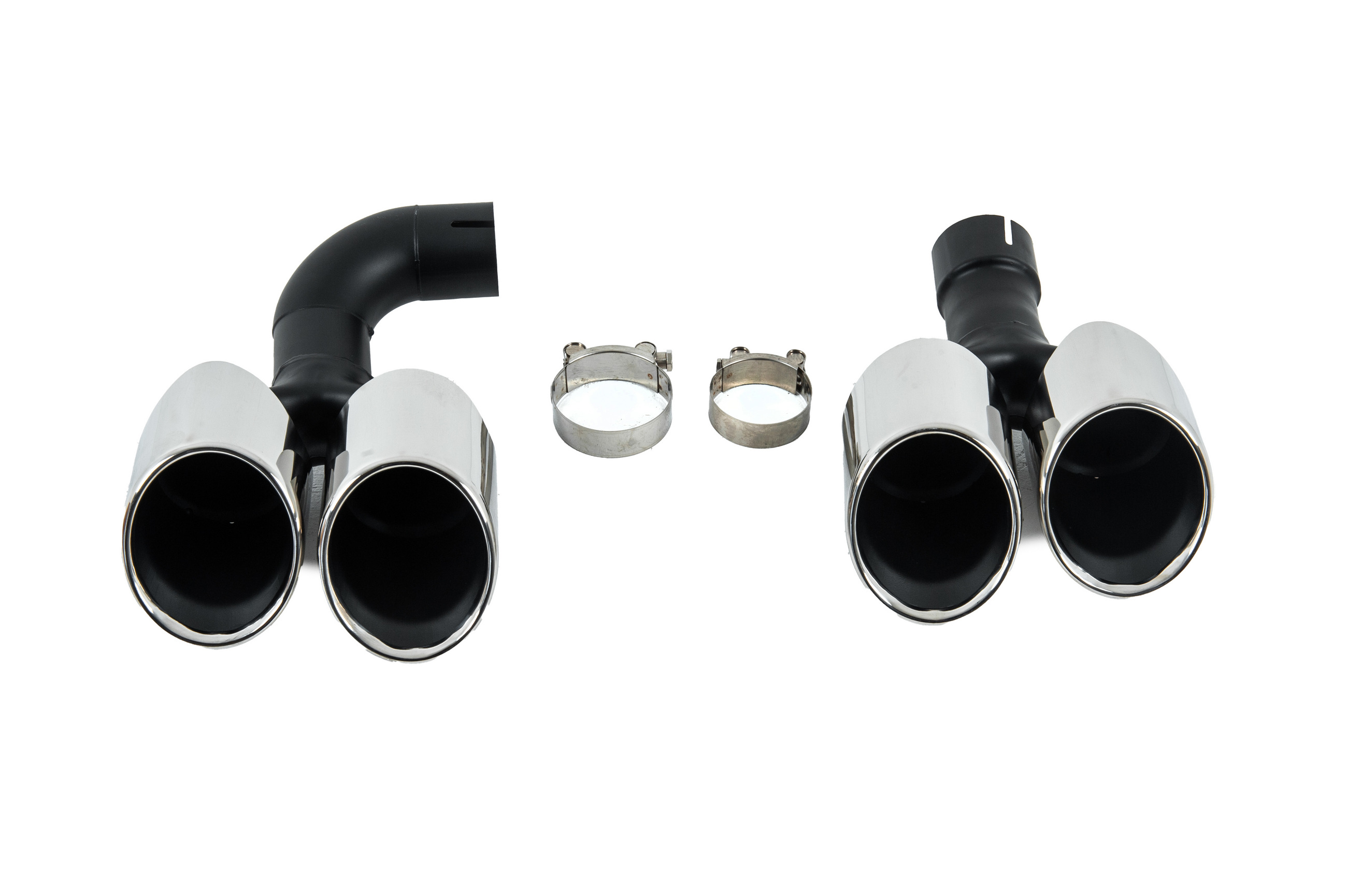 Насадки на глушники Silver в стилі X3M F97 (V1) 5