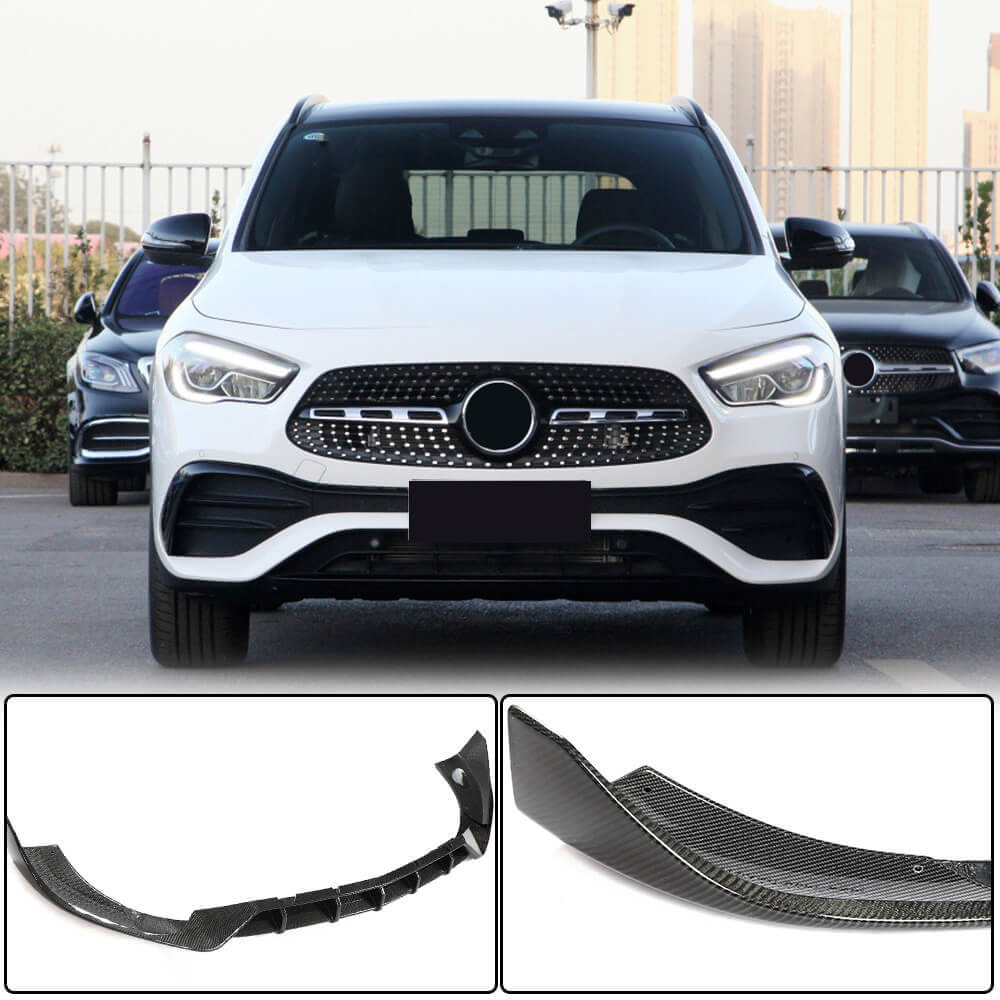Накладка на передній бампер Lip (для AMG/AMG-Line, Карбон)