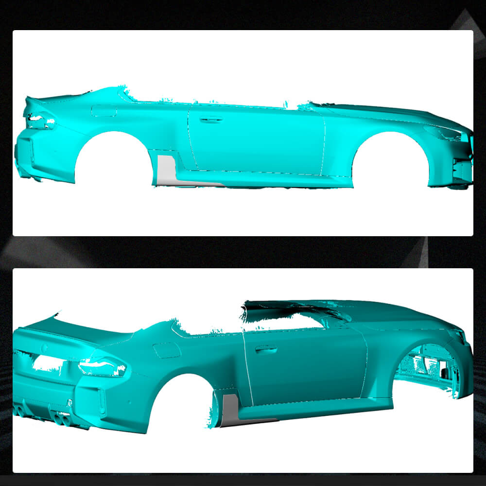 Накладки на пороги V2 (для G87, Карбон) 2