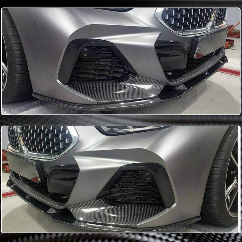 Накладка на передній бампер Lip V5 (для M-Sport, Карбон) 5