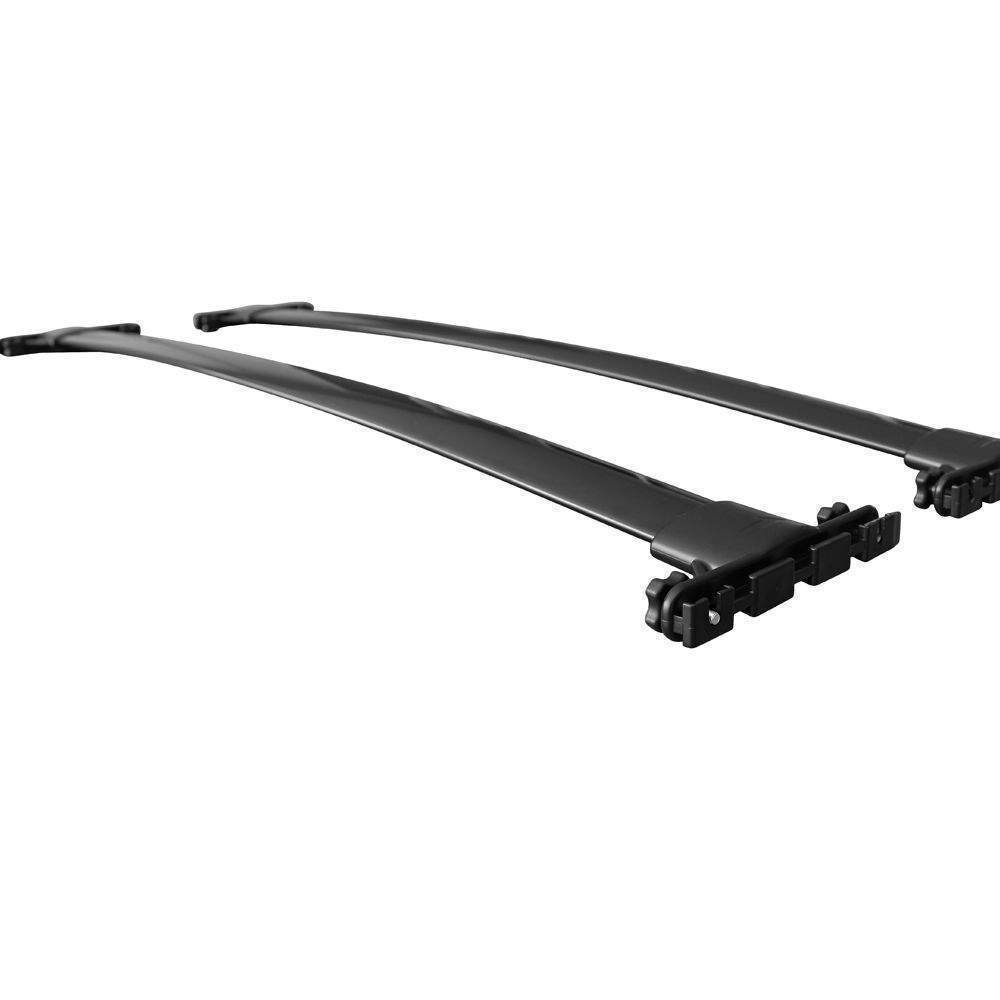 Поперечні рейлінги для Toyota Land Cruiser 200 2007-2021 колір чорний