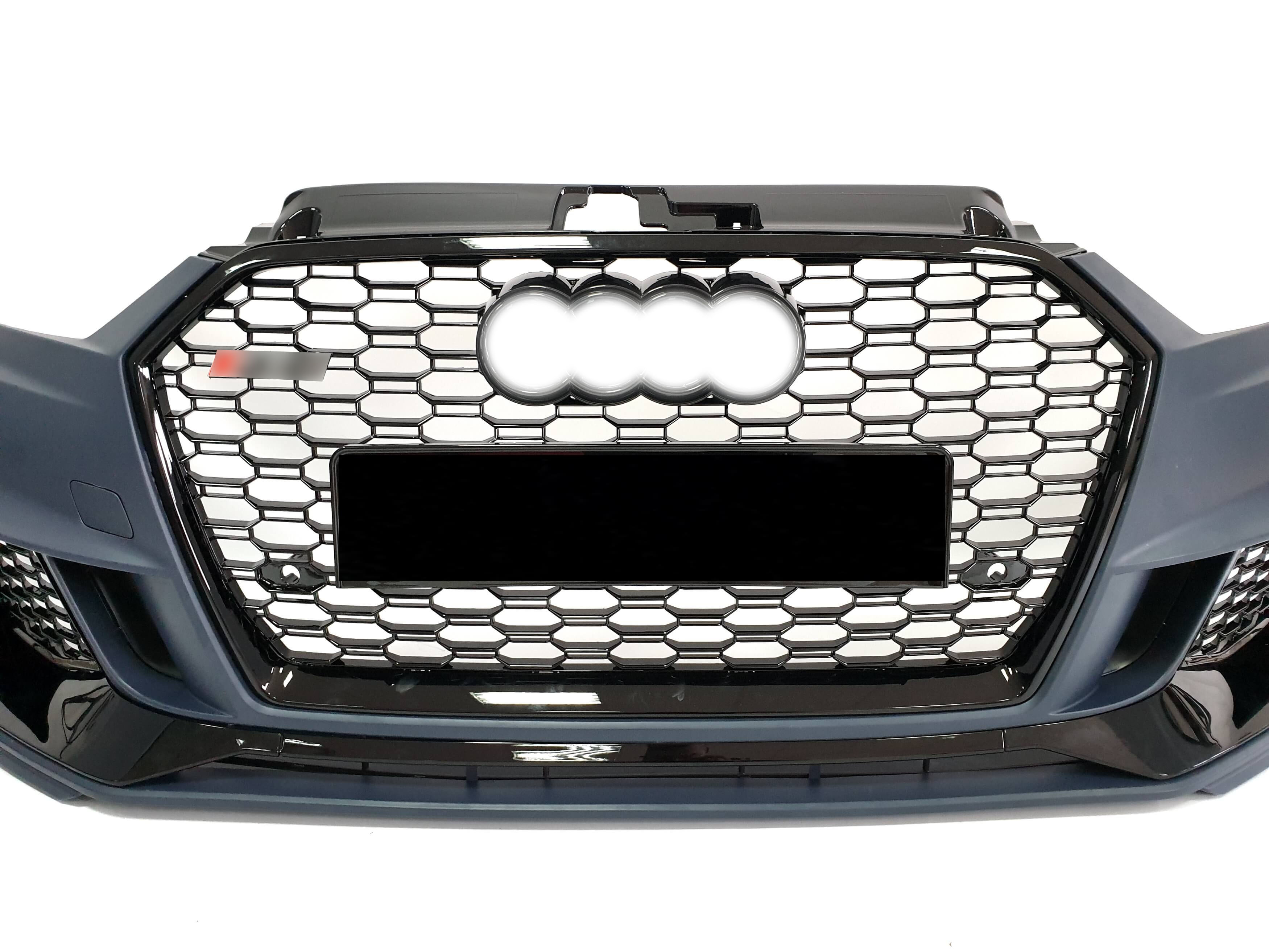 Передній бампер (в стилі RS3 V2) на Audi A3 8V 2016-2020 року 3