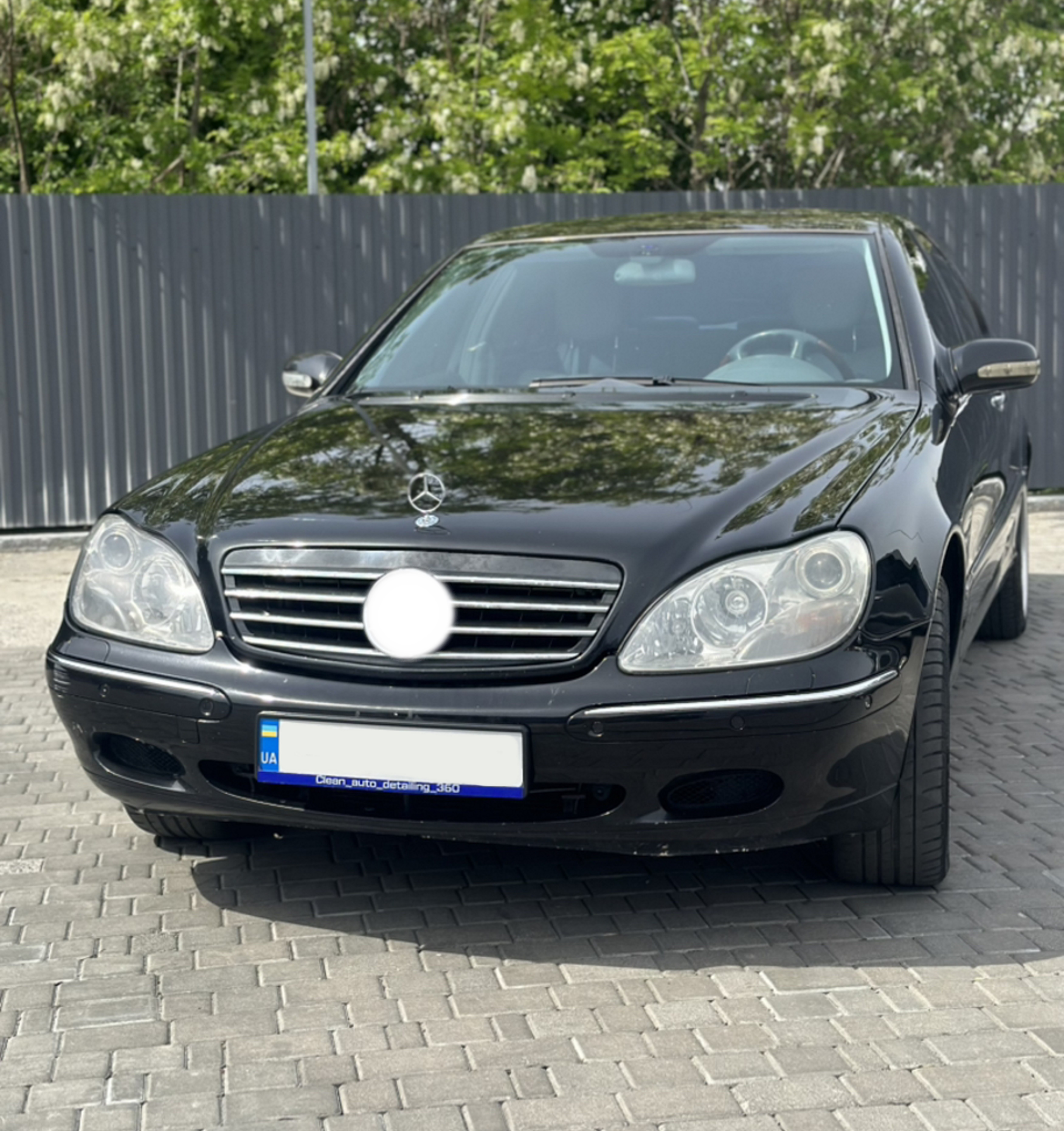 Решітка радіатора Black CL на Mercedes-Benz S-Class W220 1998-2002 року 5