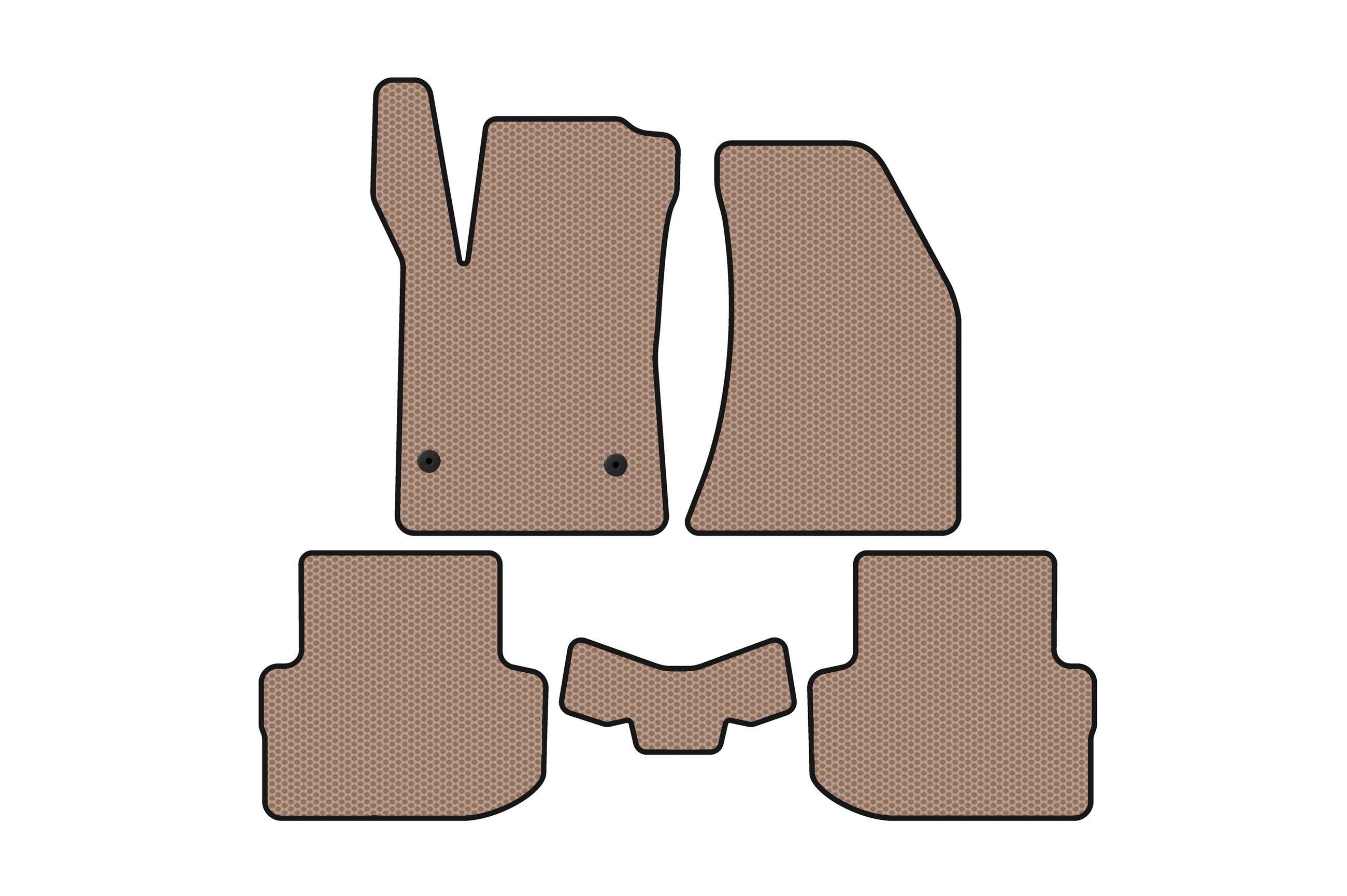 Гумові килимки Carsuit (Бежевий)