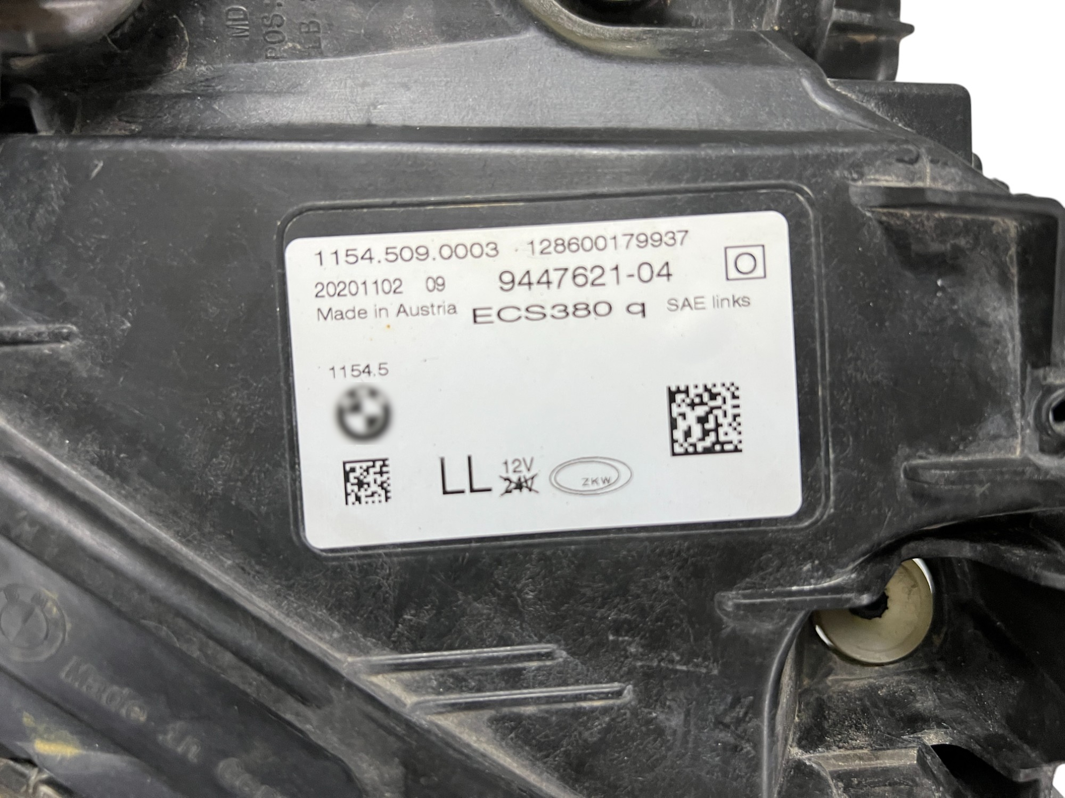 Передні фари Фара LH Full Led Adaprive USA на BMW 7 Series G11 / G12 2019-2023 року 3
