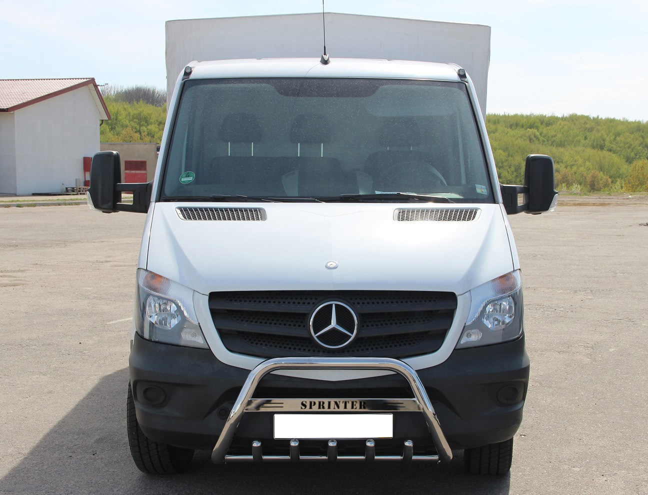 Кенгурятник WT003 (нерж.) 60мм, з написом 2
