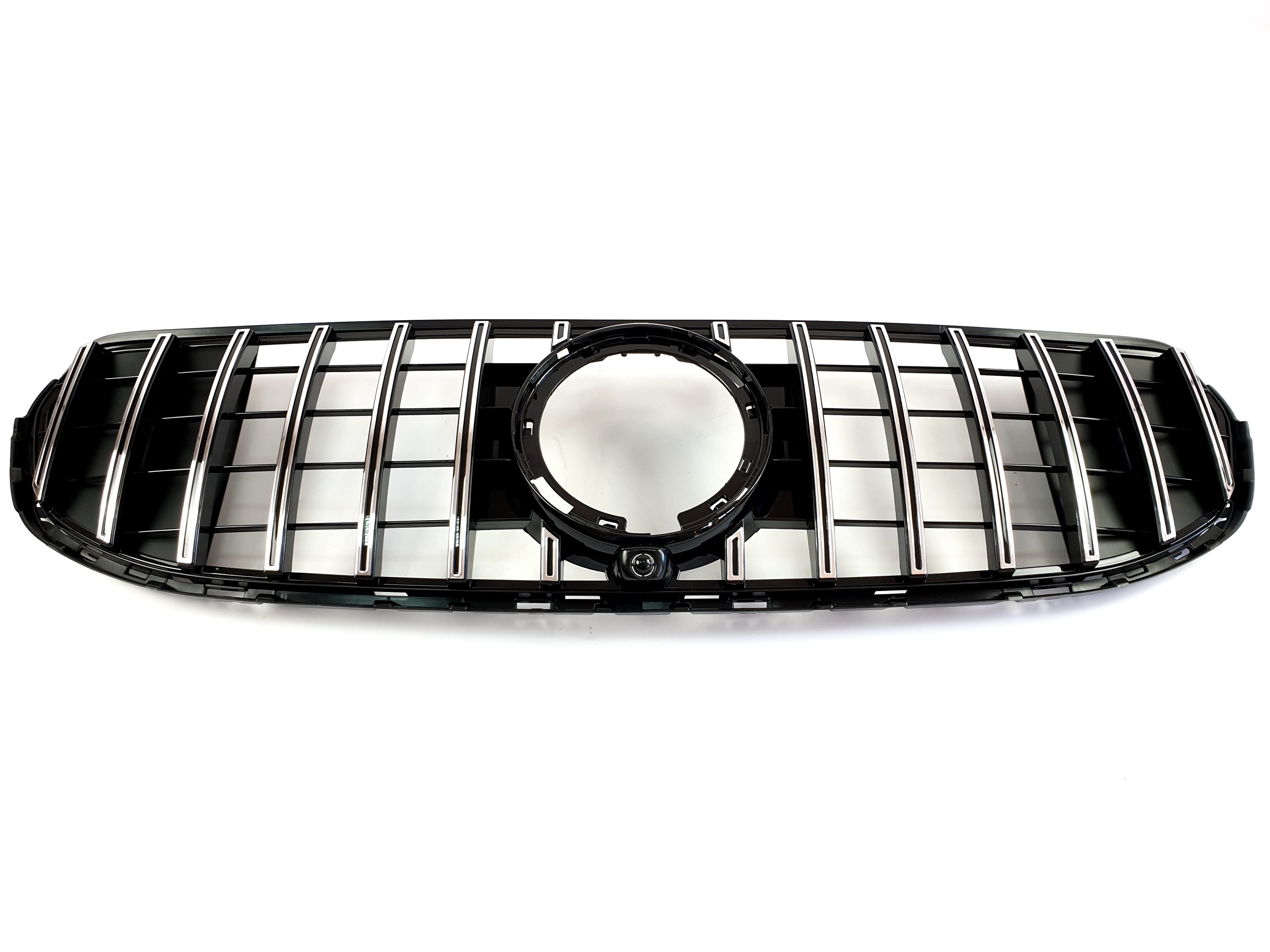 Решітка радіатора GT Chrome Black (Normal) на Mercedes-Benz GLC-Class X253 2019-2022 року 2