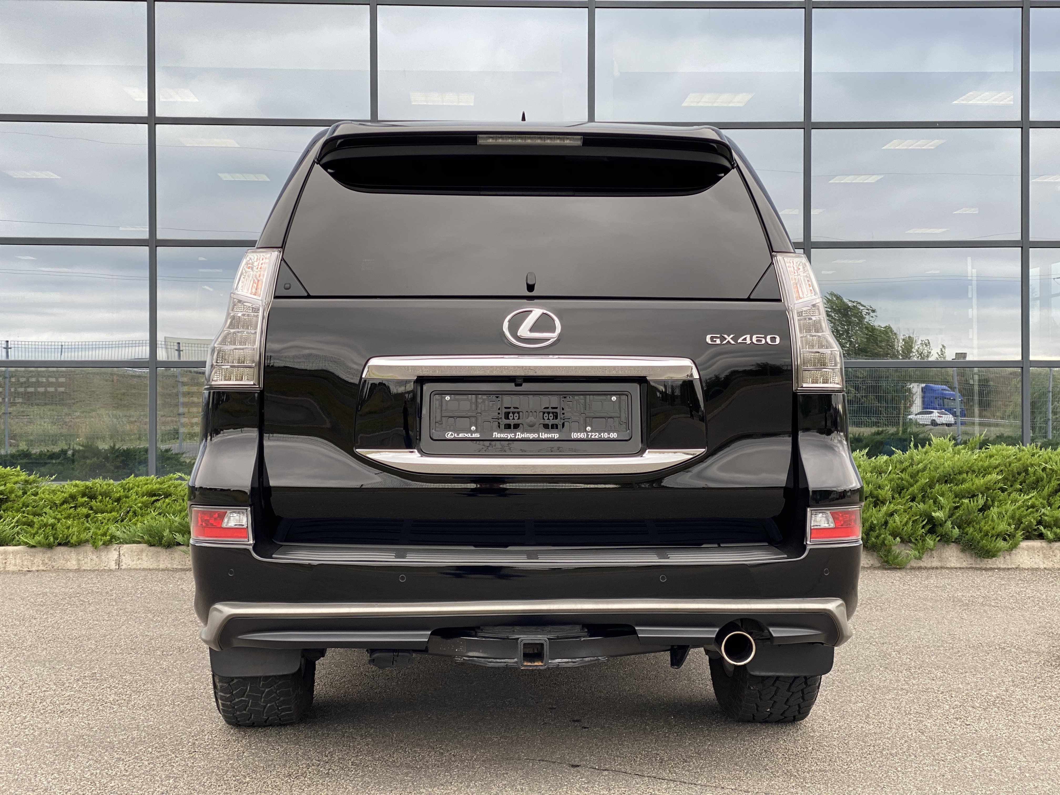 Комплект обвісу Lexus GX 460 2014-2021 сірий колір (спідниці передня та задня, хром молдінг) 5
