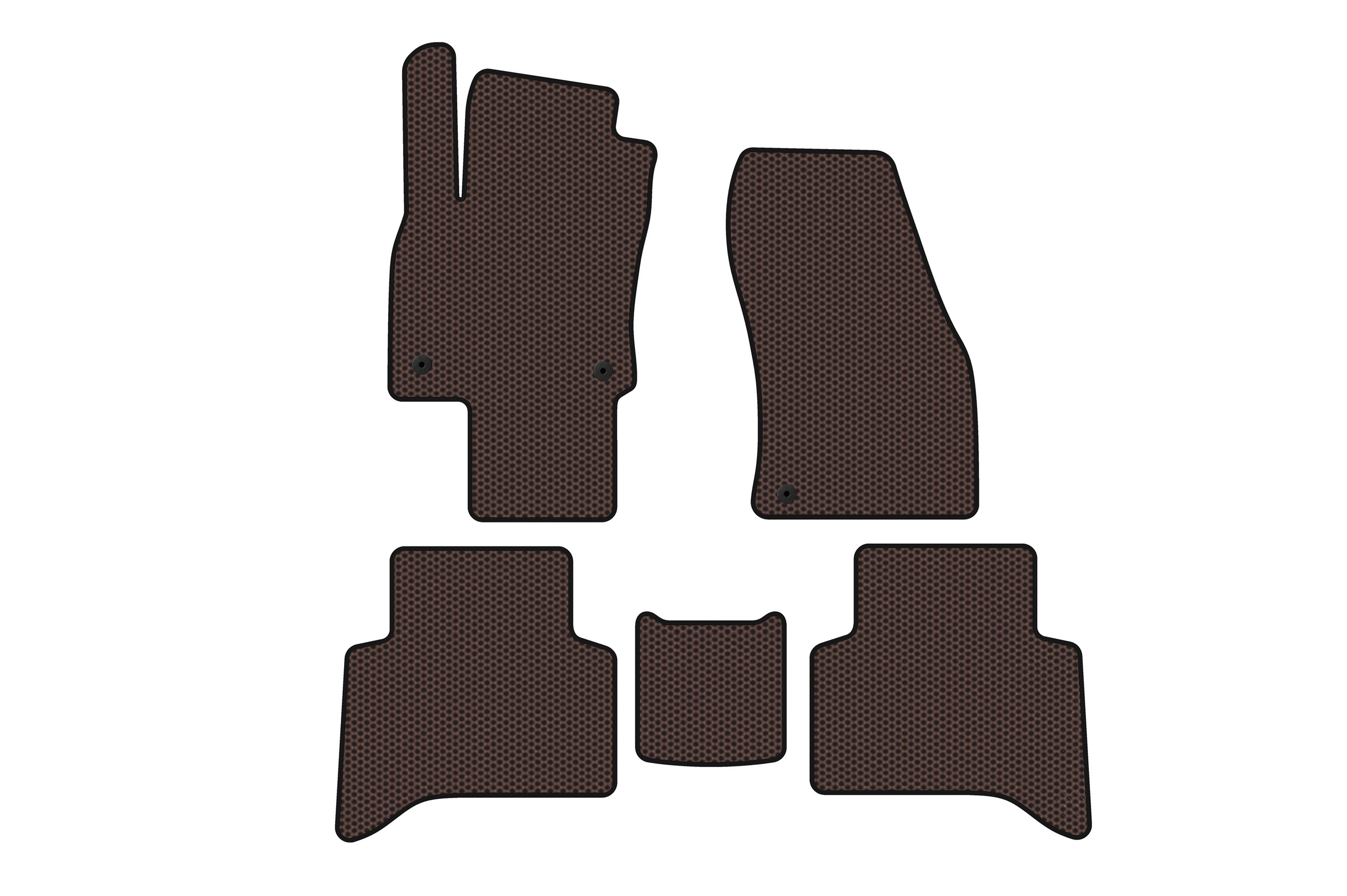Гумові килимки Carsuit (5-ти місний, коричневий)