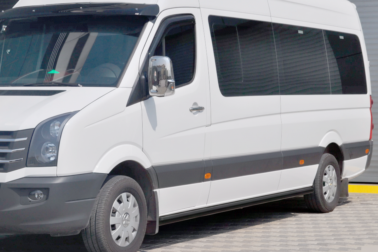 Бічні труби Black (2 шт., нерж.) d60, коротка база