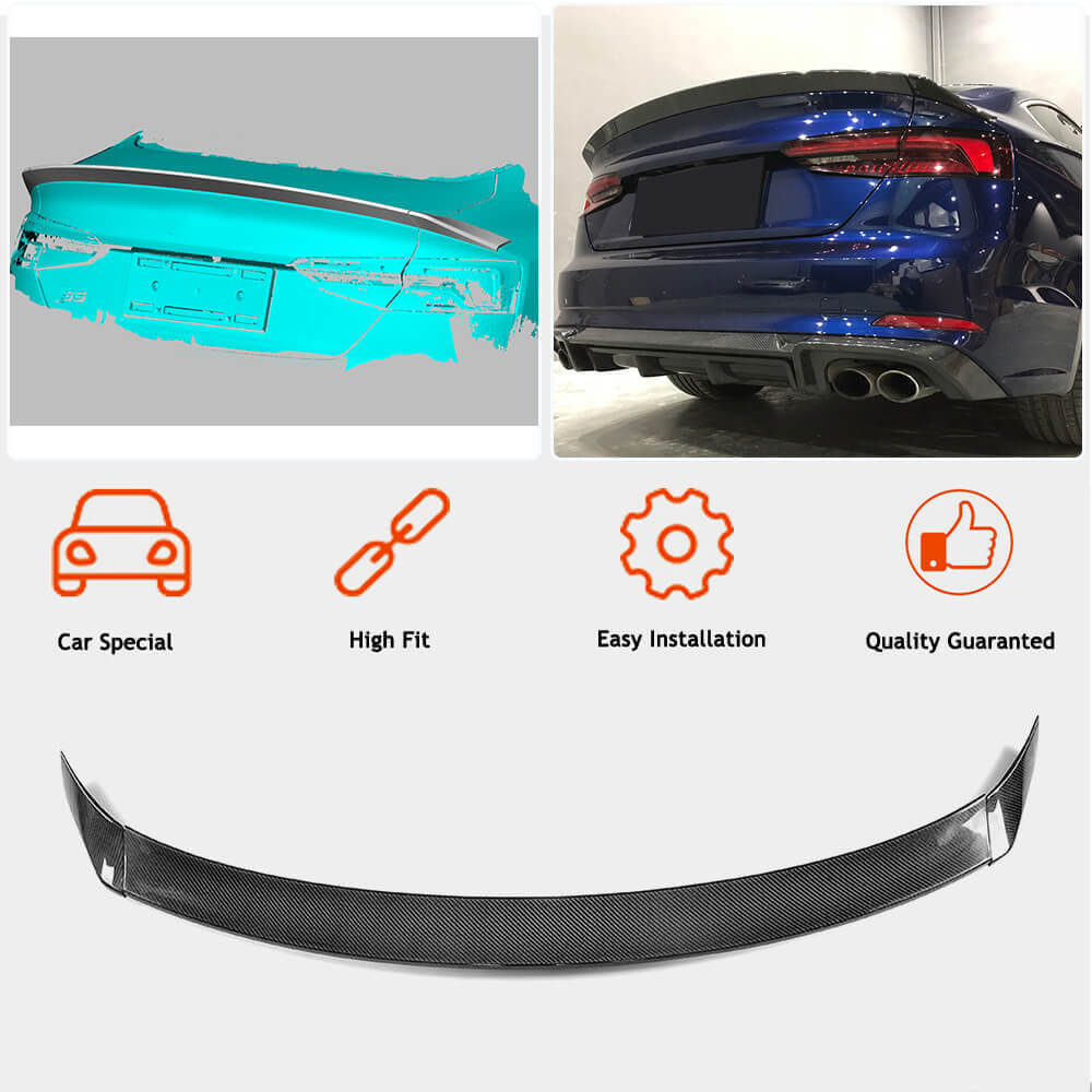 Спойлер V2 (для Sportback, Карбон) 2