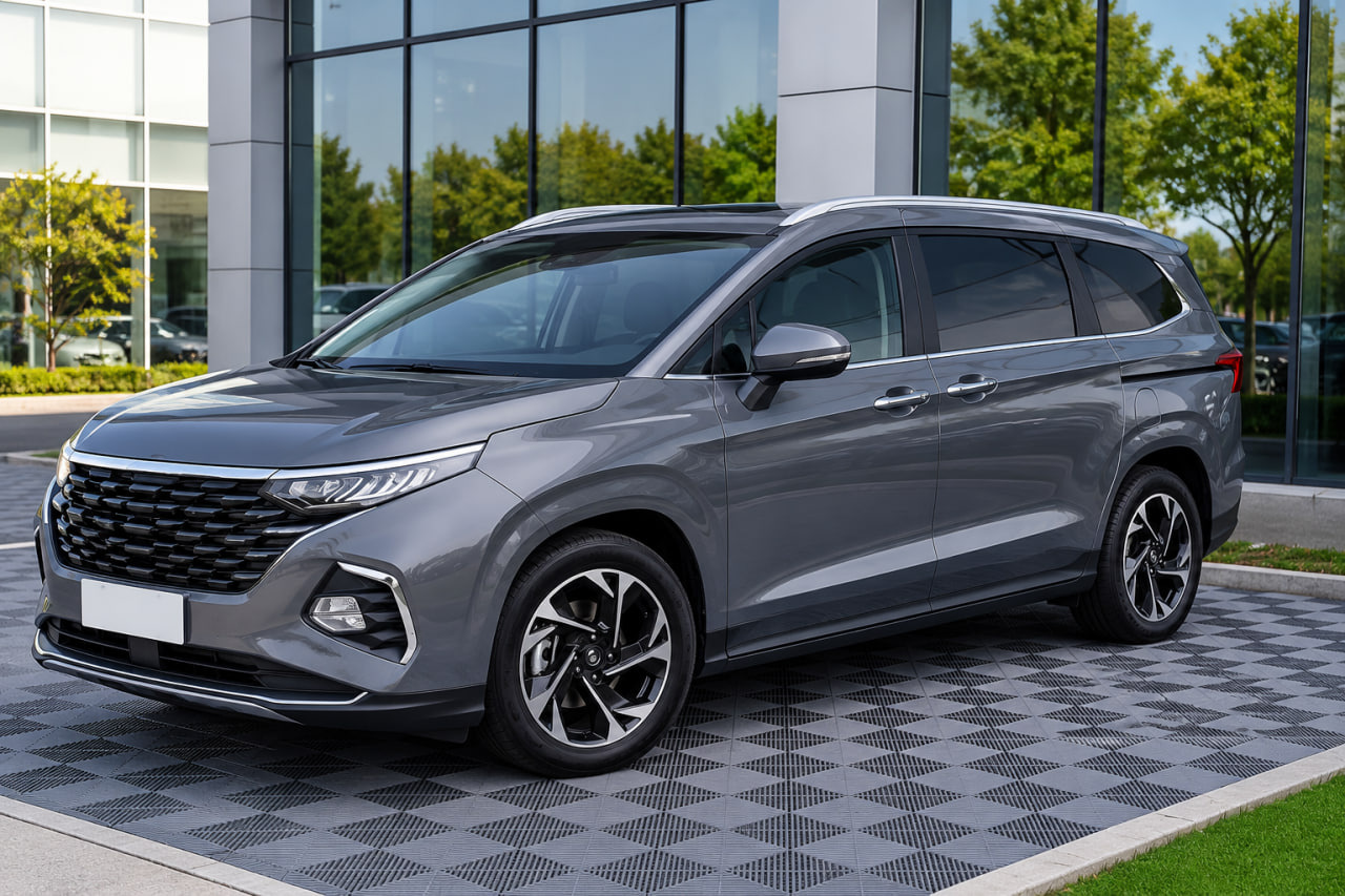 Інтегровані рейлінги сірі OEM (ABS-пластик, установка на клей)