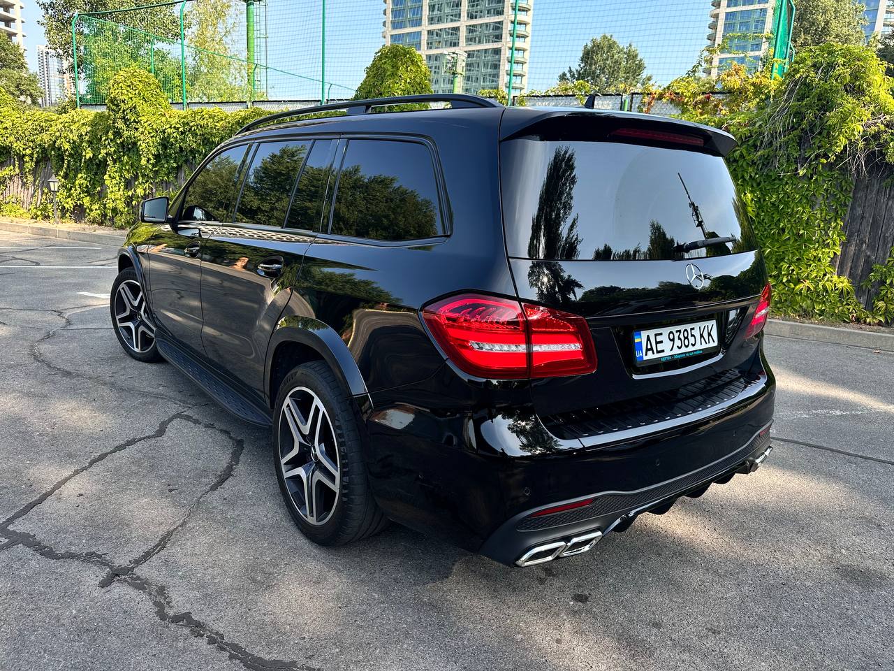 Рестайлінг комплект обвісу GLS63 AMG для Mercedes-Benz GL class X166 2012-2015 3