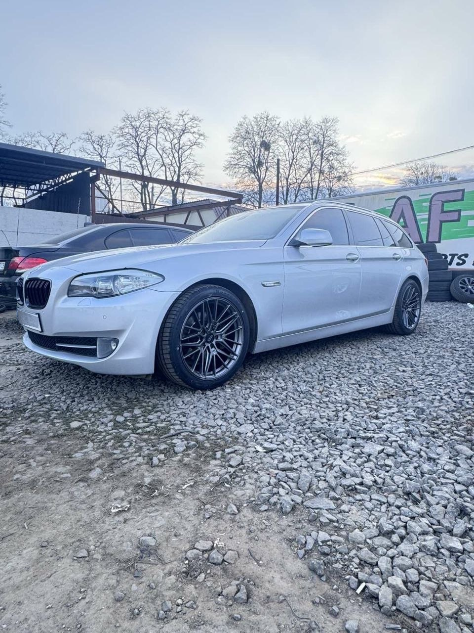 R19 Satin Grey (різноширокі) Диски на BMW 3 Series F30 / F31 2011-2018 року 5