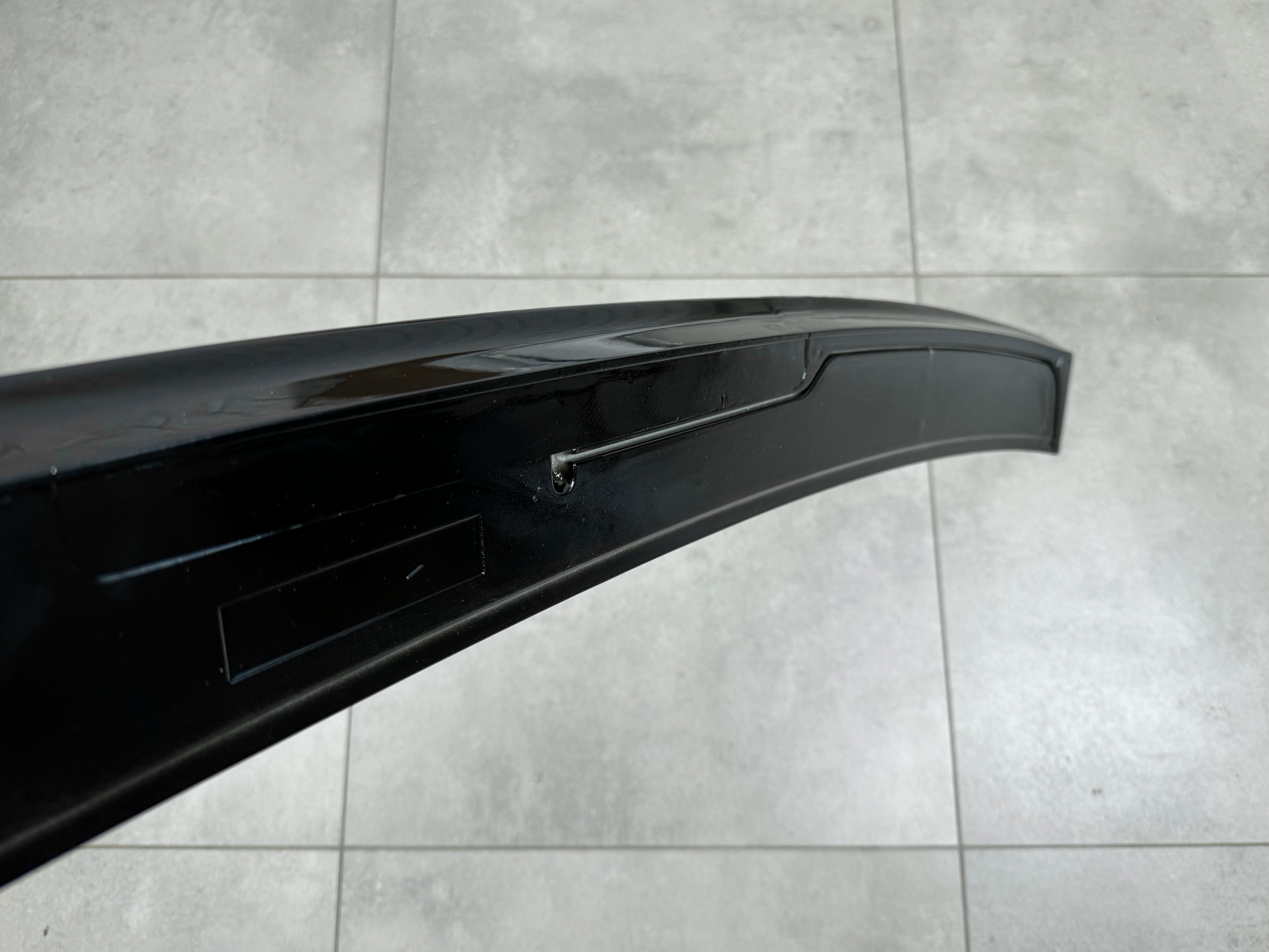 Козирок на скло Hyundai Elantra MD 2010-2015 ABS пластик, черний глянець 4