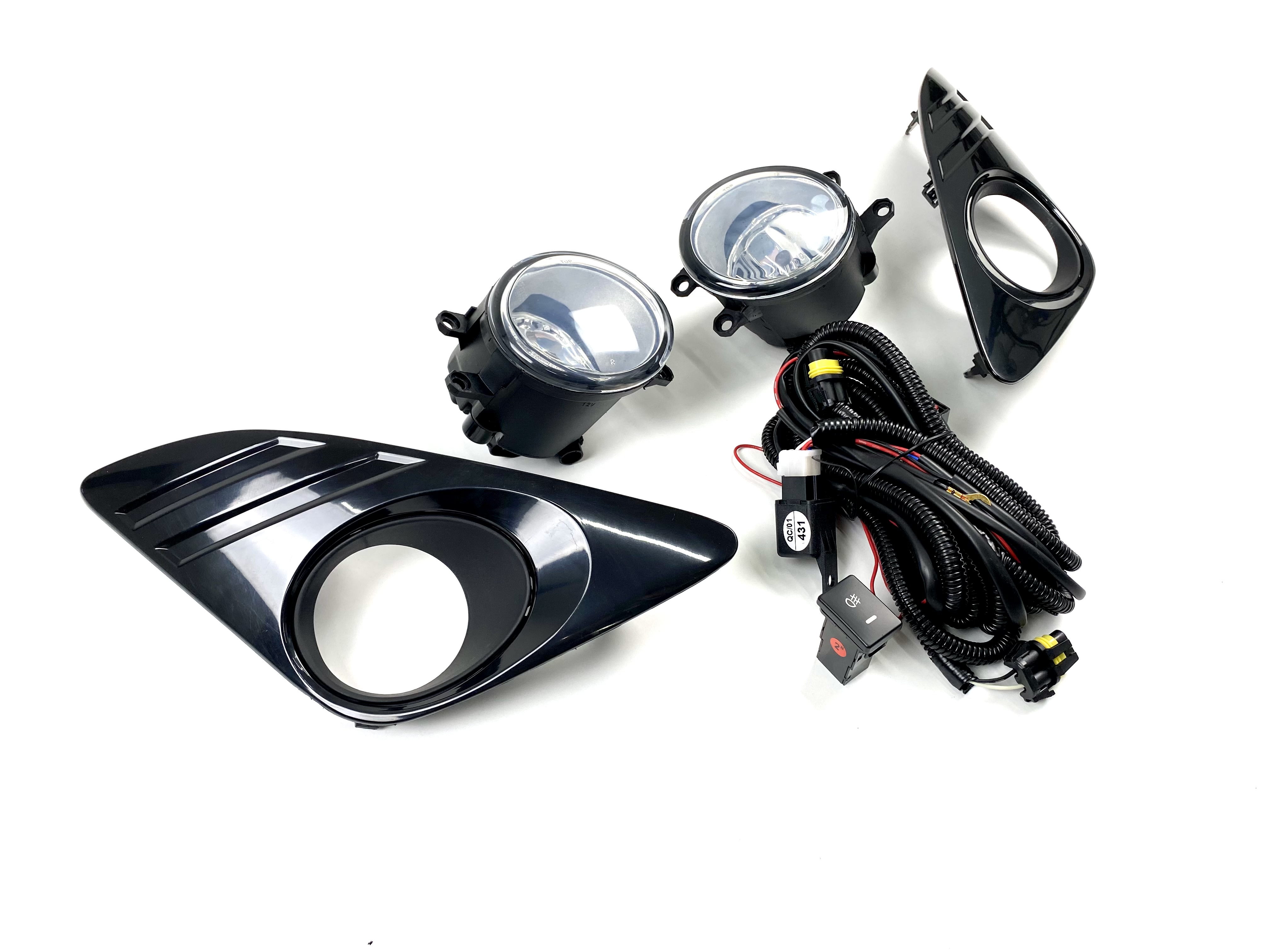 Комплект протитуманних фар Toyota Camry 50 USA LE/XLE 2012-2014 Black 4
