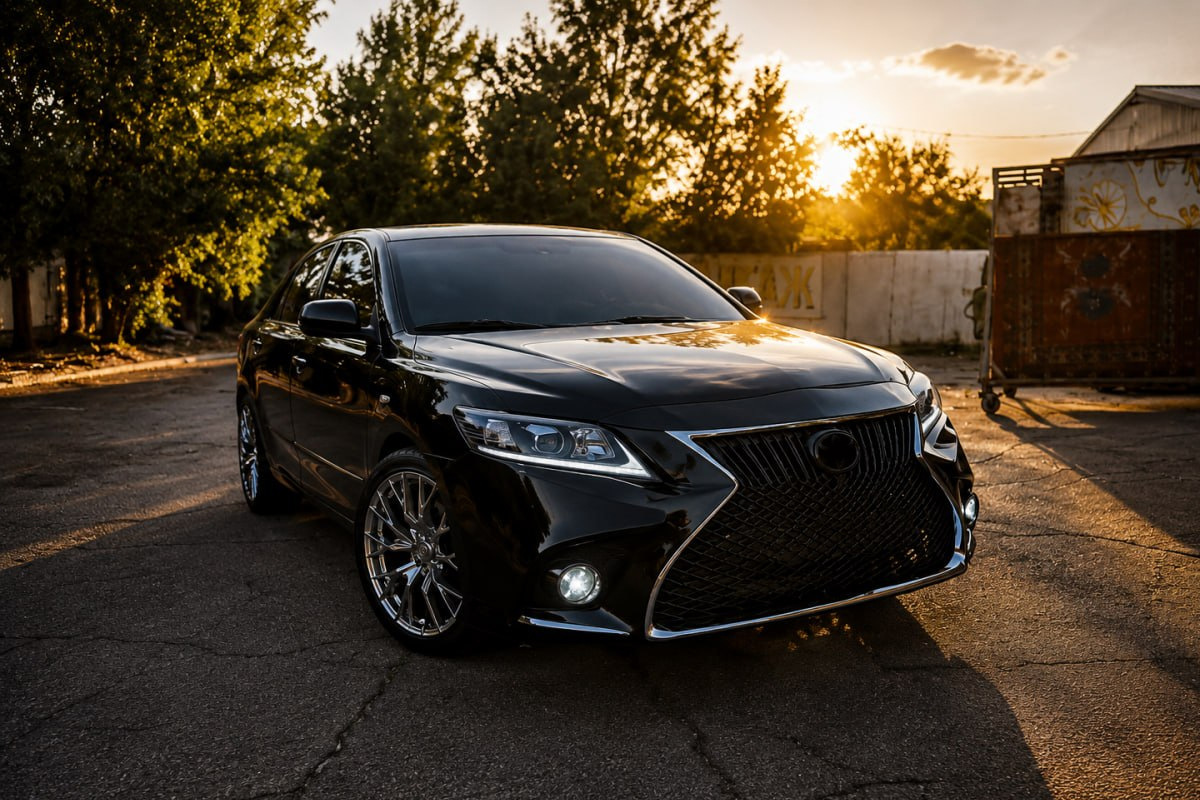 Передній бампер в зборі (рестайлінг, Lexus-стиль V2) 2
