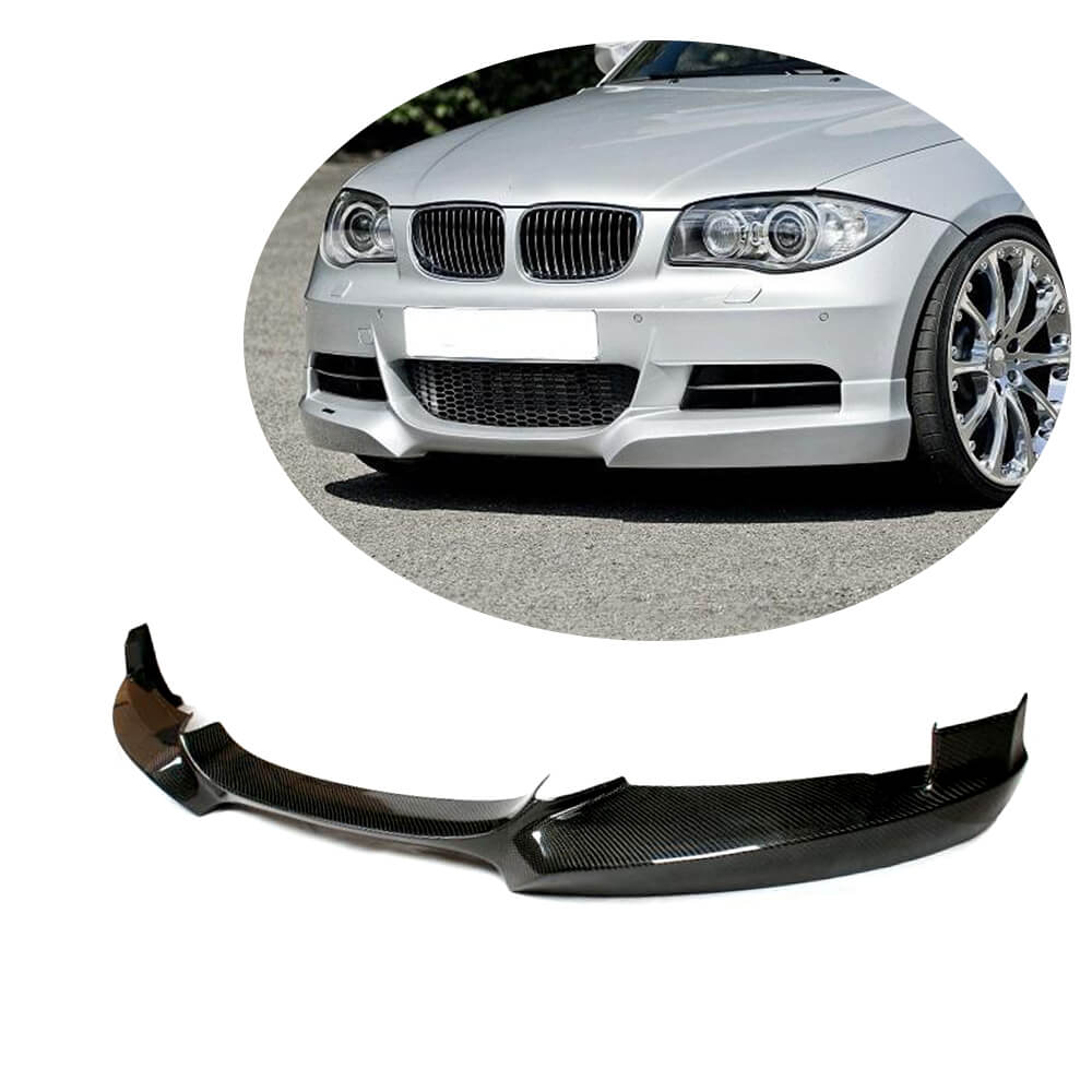 Накладка на передній бампер Lip (для E82/E88 M-Sport, Карбон)