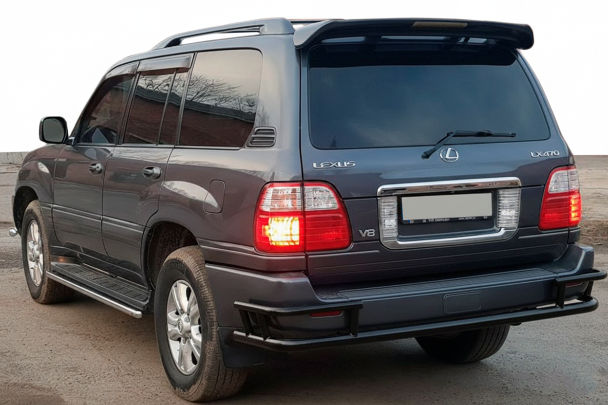 Задній захист AK009-15 Black (нерж.)