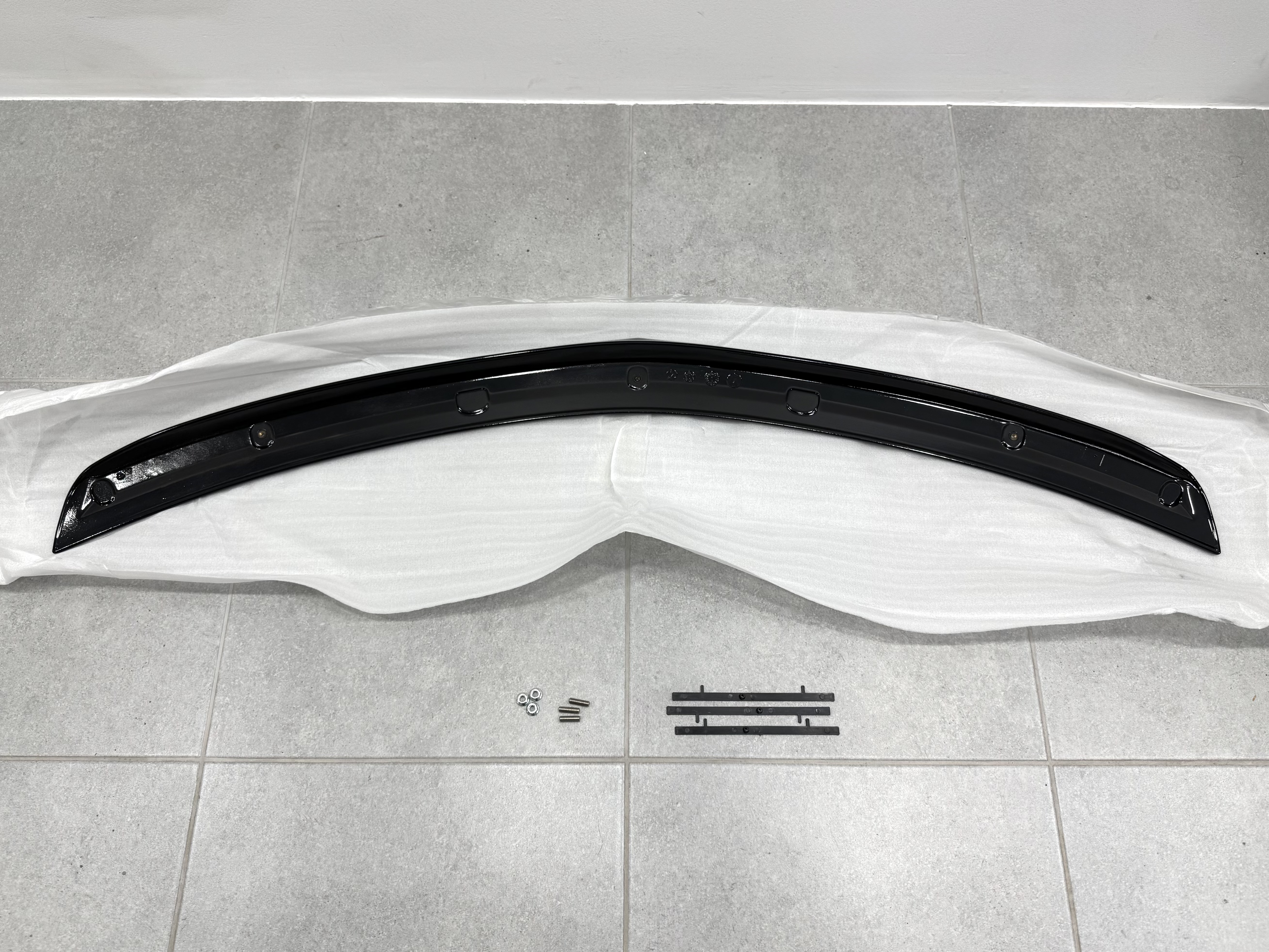 Спойлер ліп багажника Mazda 3 седан 2009–2013 ABS пластик, колір чорний глянець 6