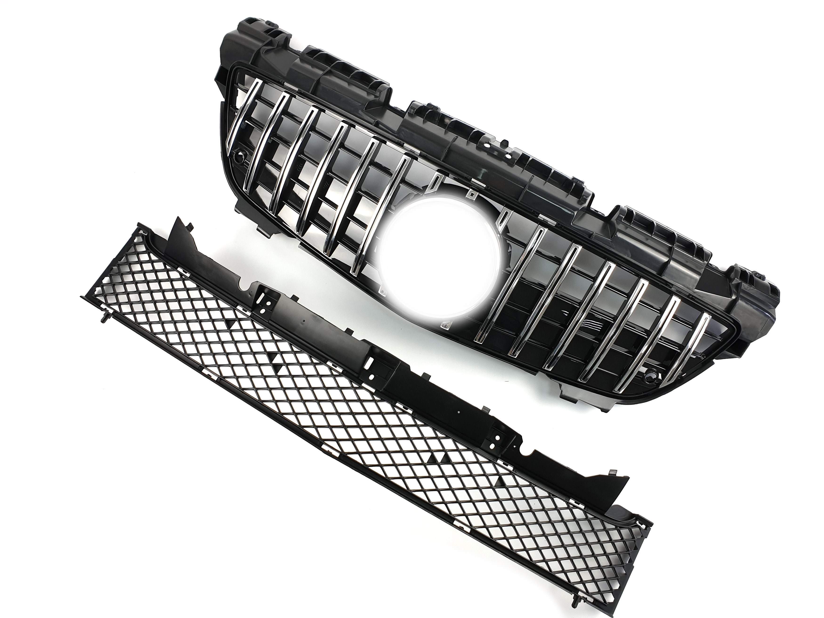 Решітка радіатора Chrome Black GT на Mercedes-Benz SLK-Class R172 2011-2015 року 2