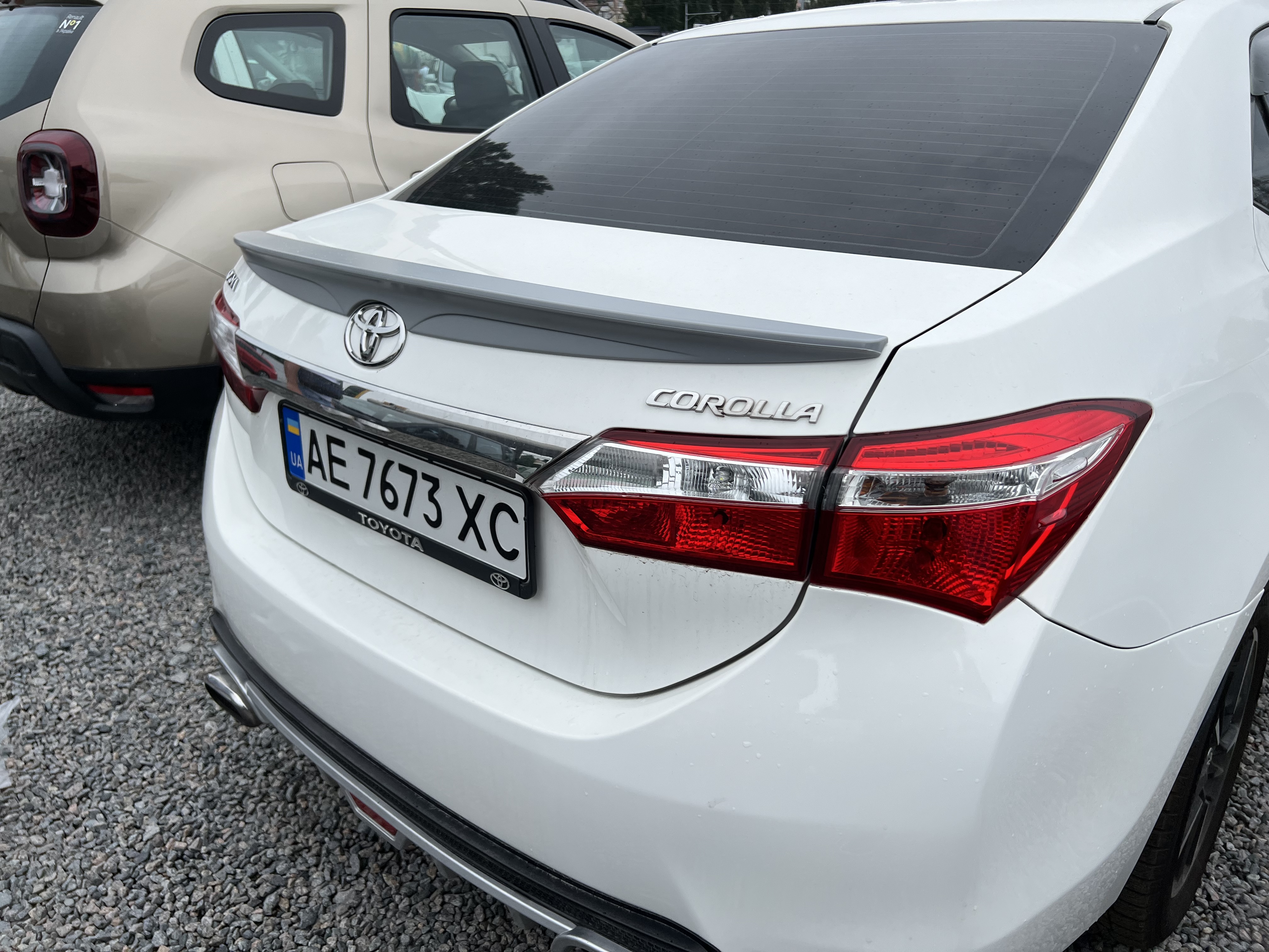 Спойлер ліп багажника Toyota Corolla ЄВРОПА 2013-2018 ABS пластик під фарбування 6