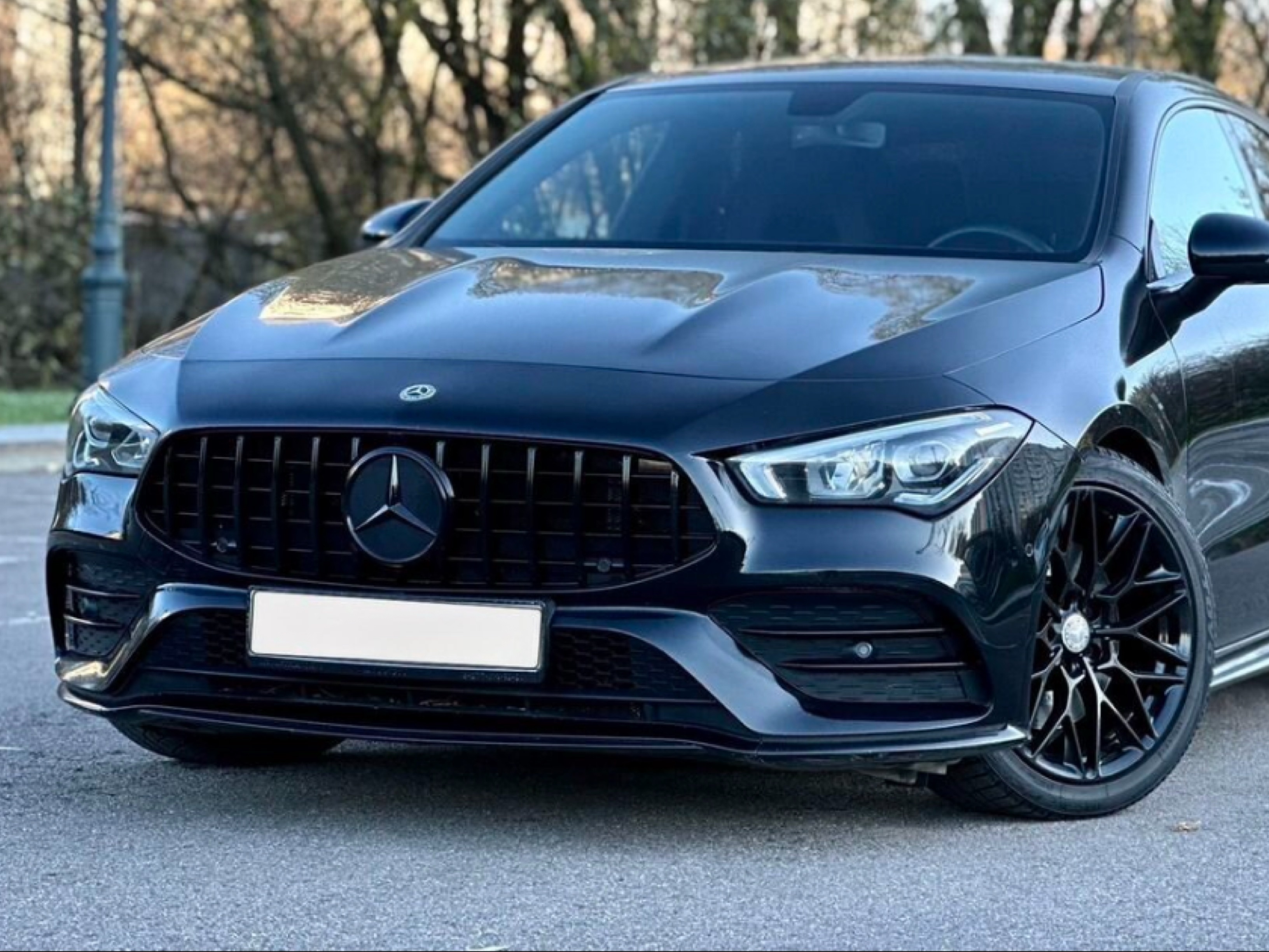 Решітка радіатора GT BLACK Mercedes CLA-Class C118 2019- 5