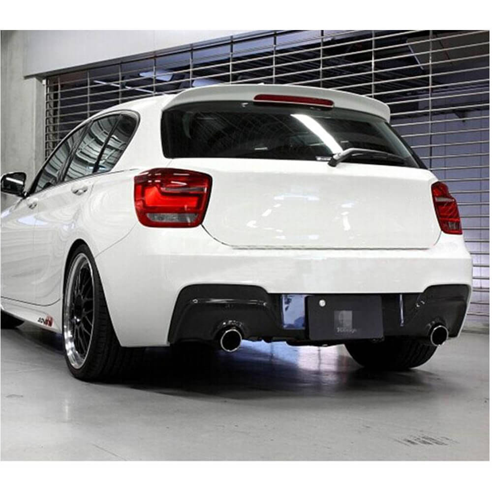 Дифузор заднього бампера (для M135i 2011-2015, Карбон) 3