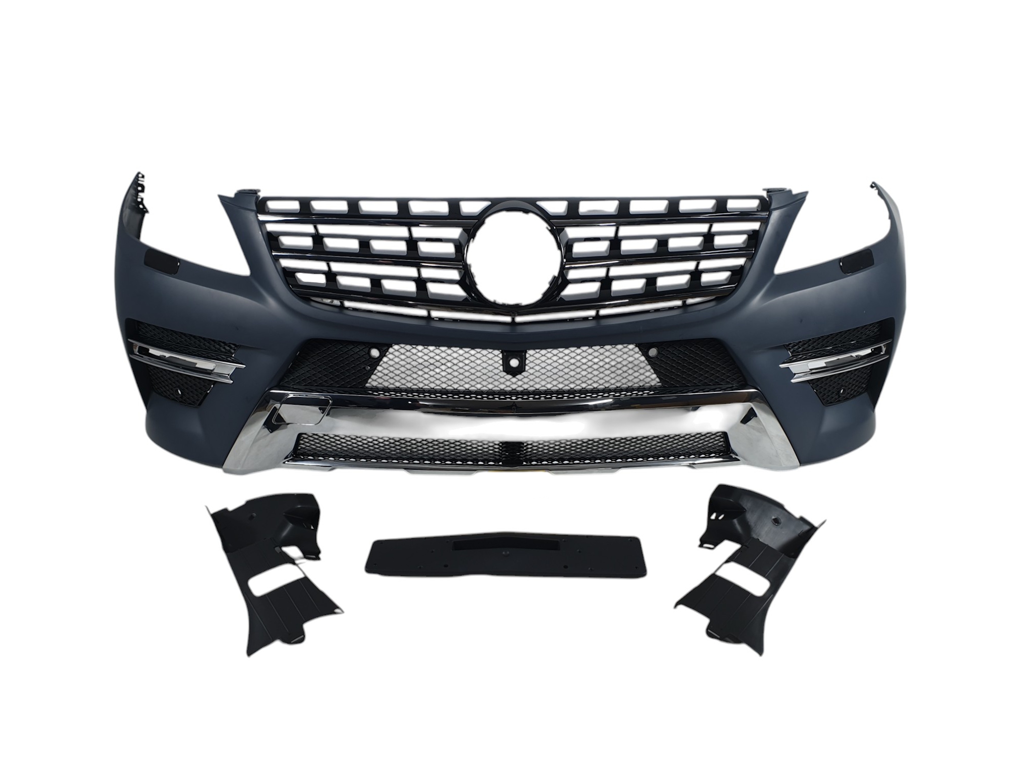 Передній бампер (AMG - Paket) на Mercedes-Benz ML-Class W166 2011-2015 року