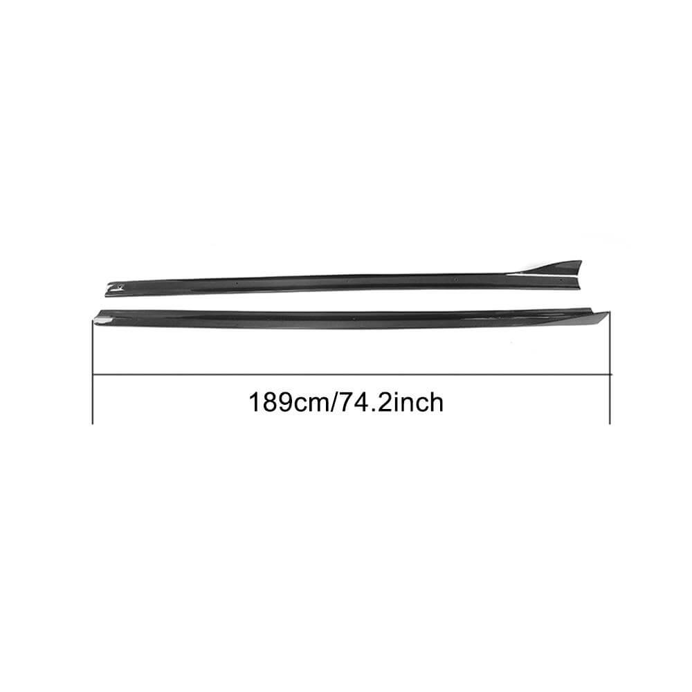 Бокові пороги (для S-Line HB 2012-2016, Карбон) 6
