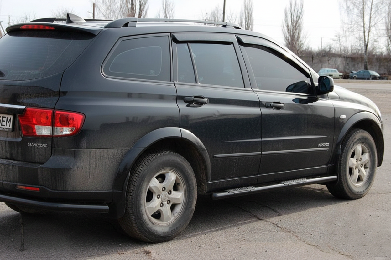 Бічні труби BB002 Black (2 шт., нерж.) 3