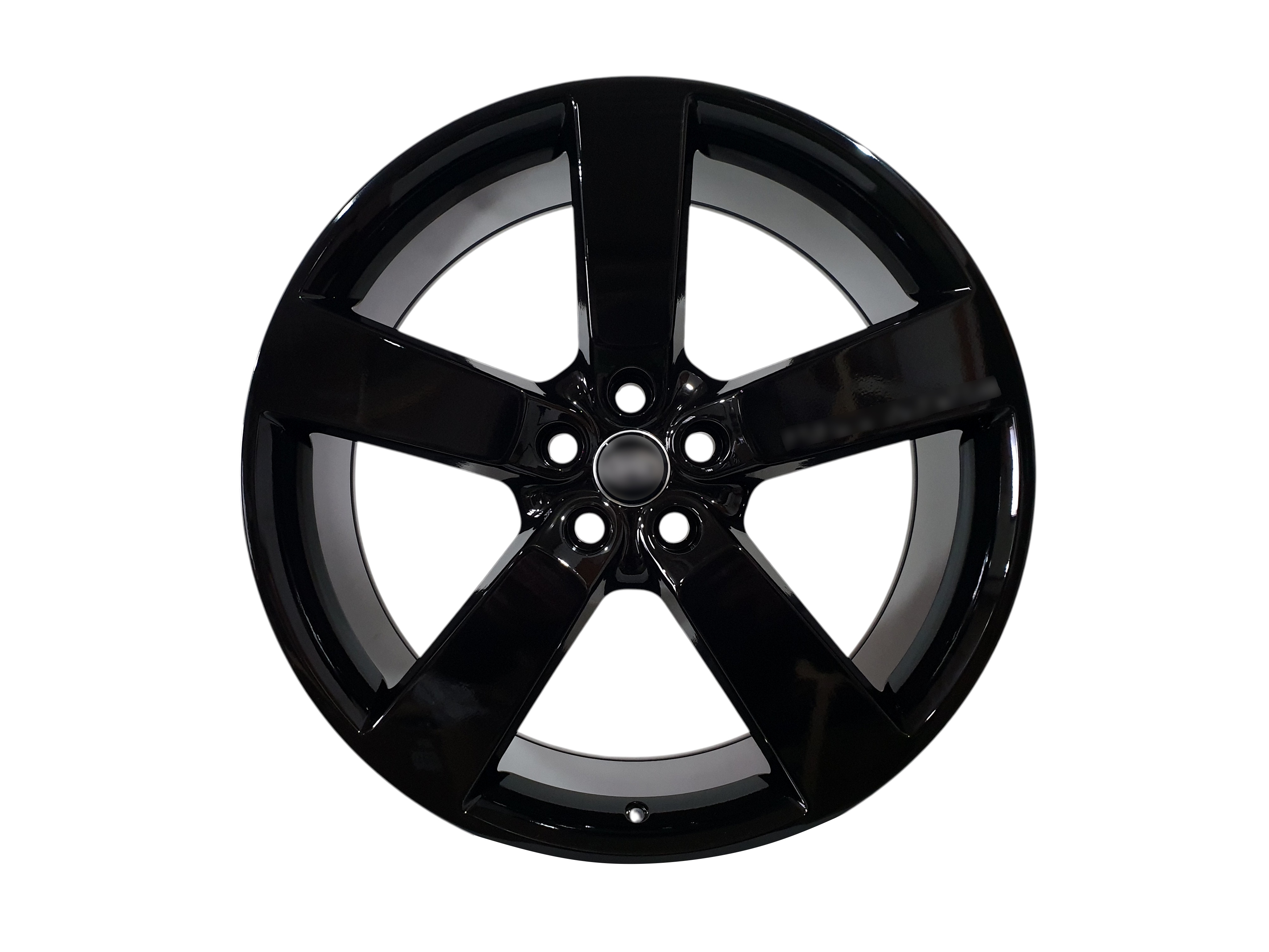 R22 Gloss Black Диски (одноширокі 9.5J ET38) на Land Rover Range Rover Sport L320 2005-2010 року