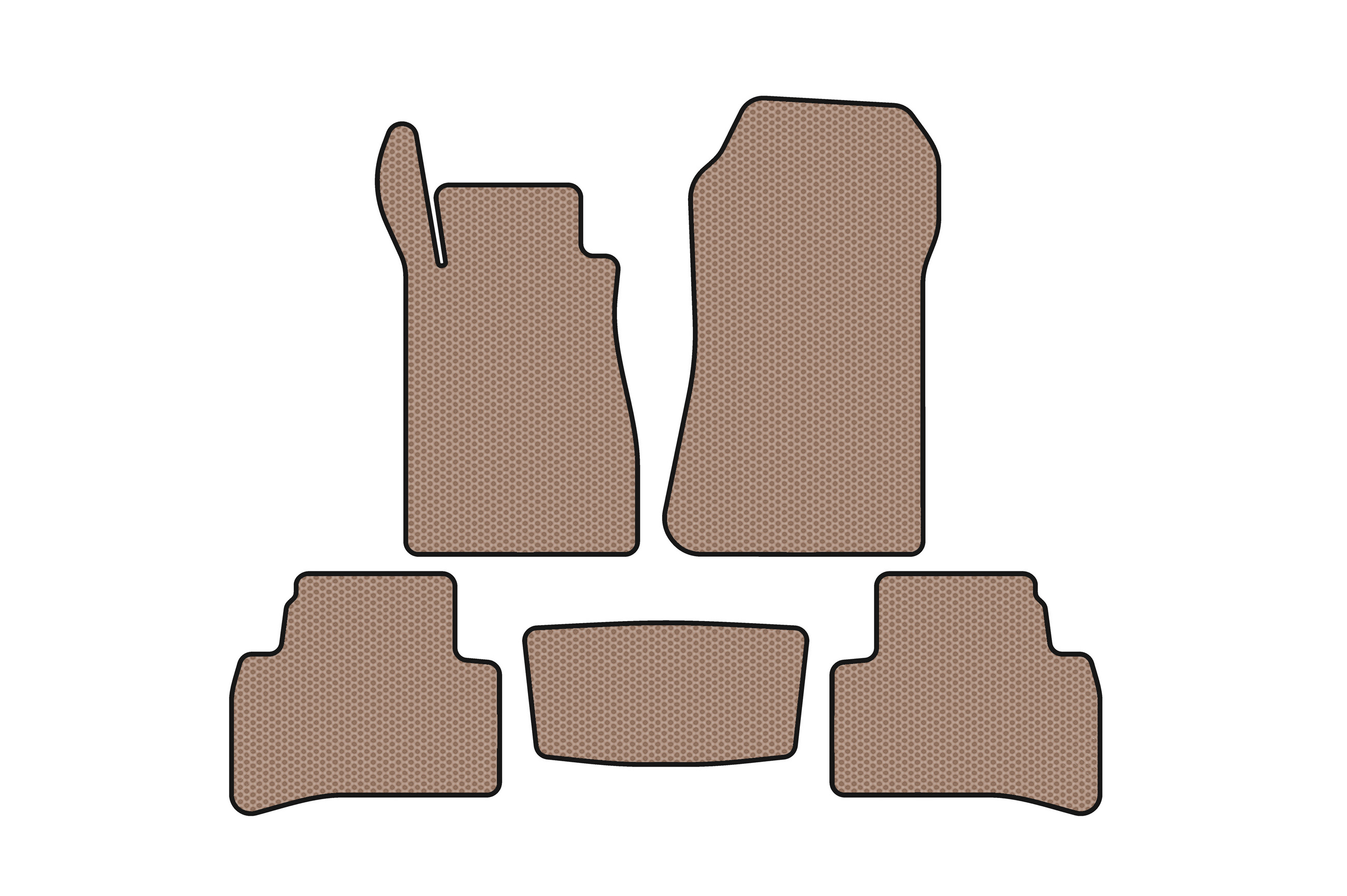 Гумові килимки Carsuit (Купе, бежевий)