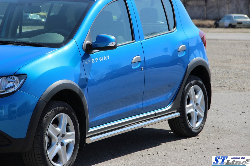 Бічні труби BB001 (2 шт., нерж) 60 мм 3