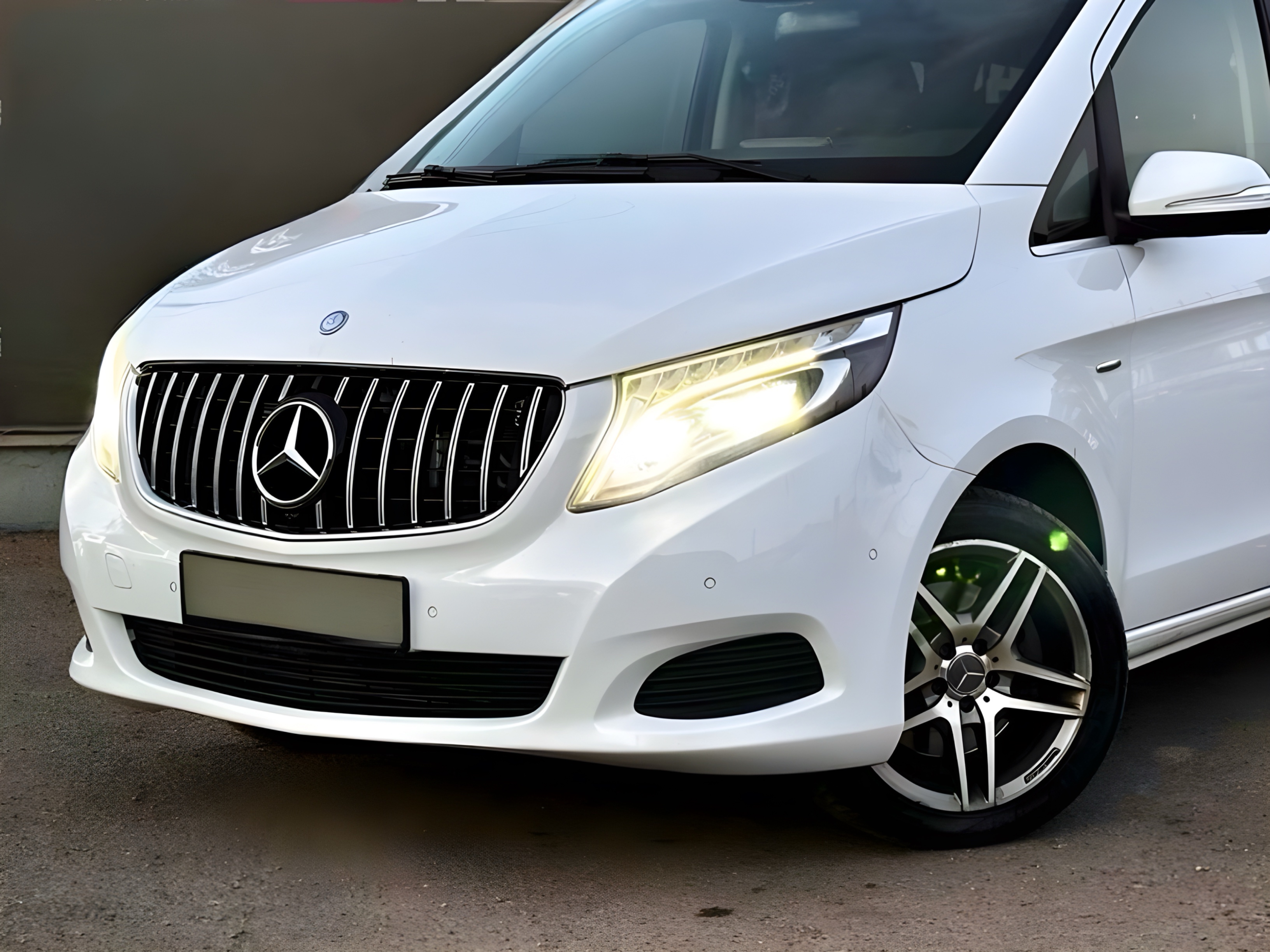 Решітка радіатора GT CHROME Mercedes Benz V-class W447 2020-2023 ЗВИЧАЙНИЙ НЕ AMG 2